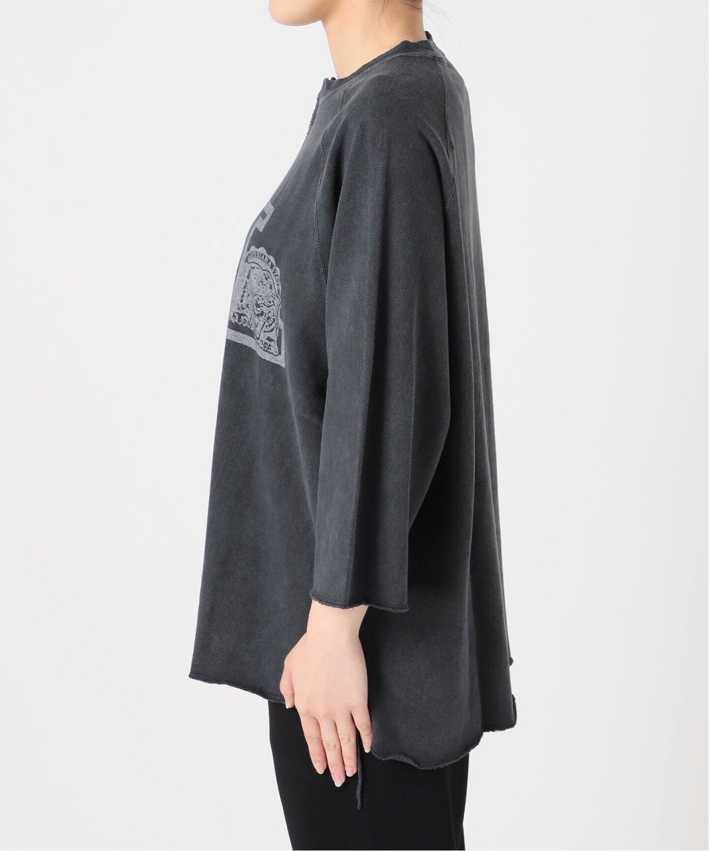 REMI RELIEF/レミ レリーフ】 HENLEY NECK PRINT TEE（Tシャツ
