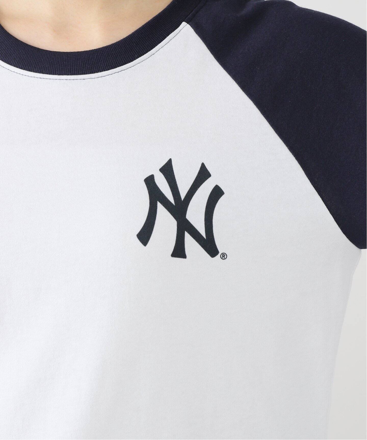 SPORTY&RICH/スポーティアンドリッチ】 YANKEES SERIF BASEBALL TEE（T 
