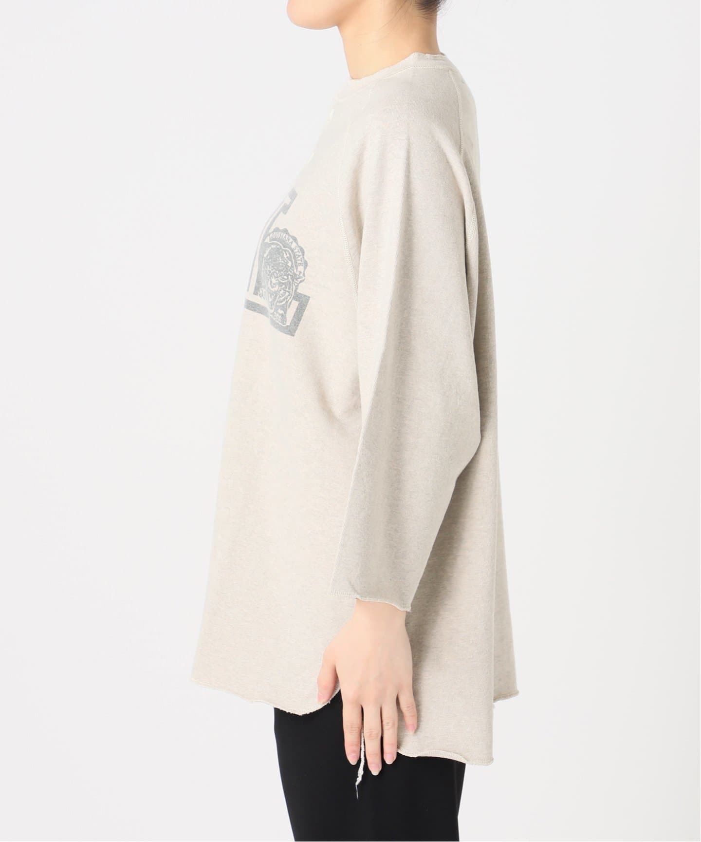REMI RELIEF/レミ レリーフ】 HENLEY NECK PRINT TEE（Tシャツ