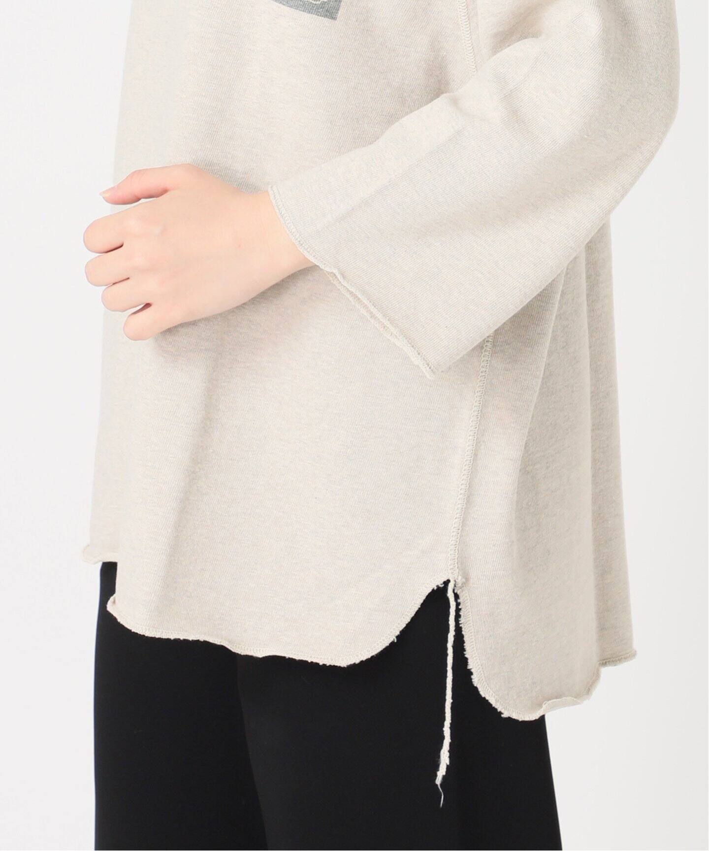 REMI RELIEF/レミ レリーフ】 HENLEY NECK PRINT TEE（Tシャツ