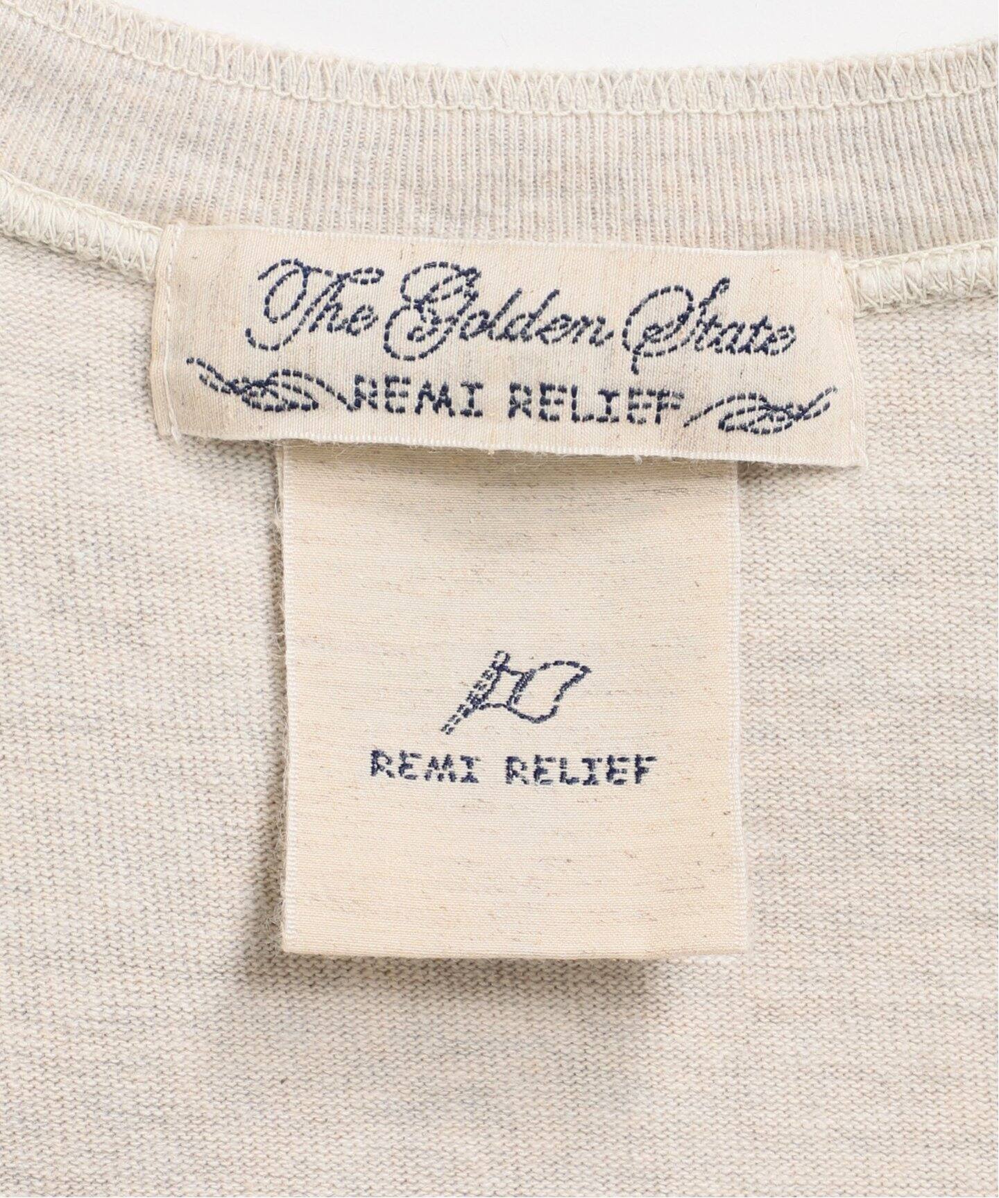 アパルトモン　REMI RELIEF レミレリーフコンパクトTシャツ　新品未使用 REMI RELIEF/レミ レリーフ】 ILLINOIS HALF SLEEVE T SHIRT（T