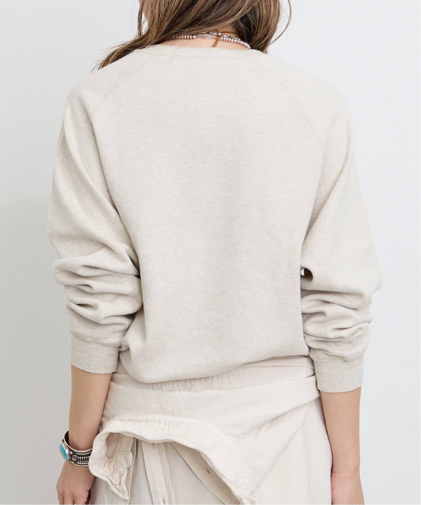 REMI RELIEF/レミ レリーフ】 W TUCK HENLEY NECK LONGSLEEVE