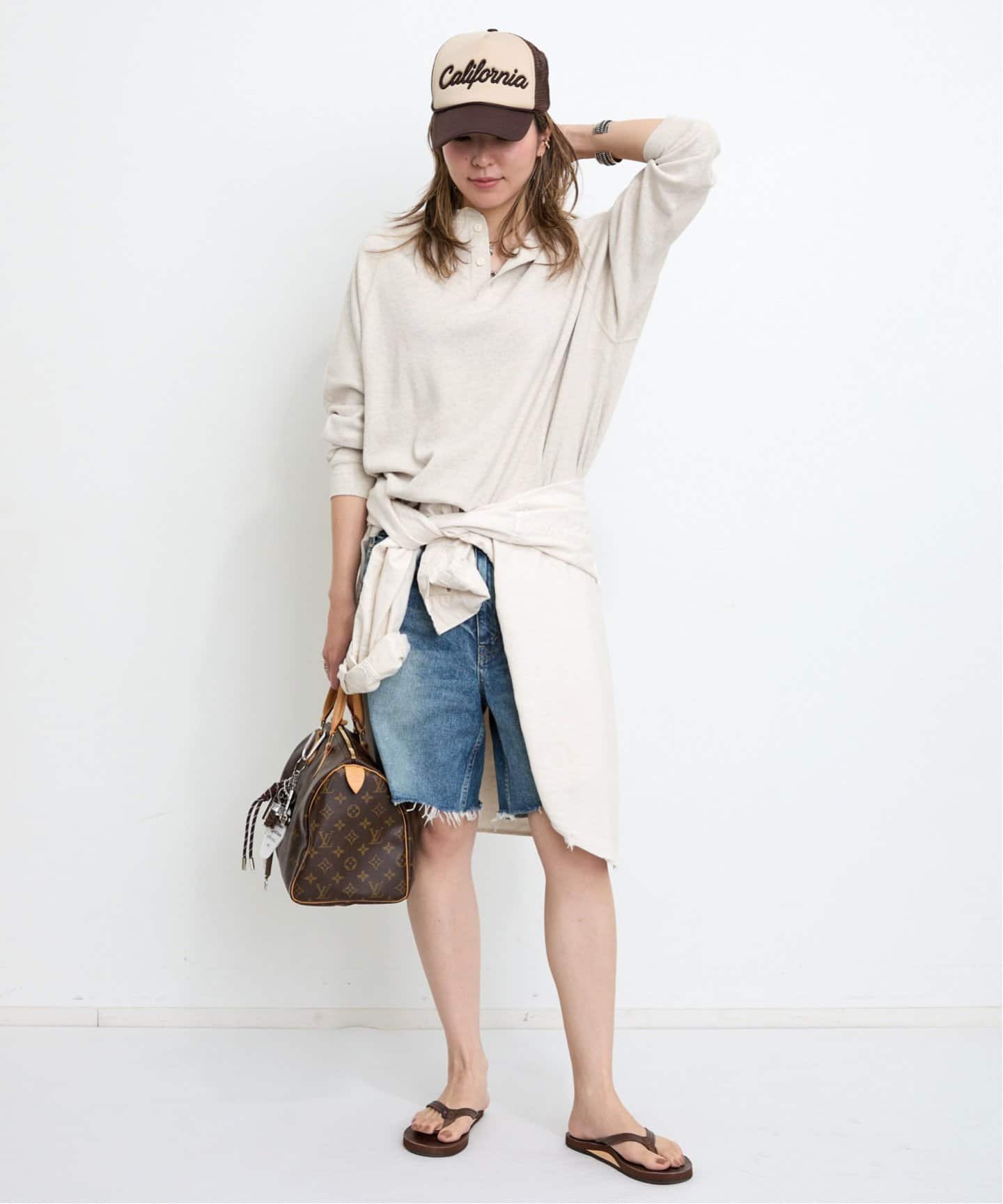 【REMI RELIEF/レミ レリーフ】 LONG SLEEVE TEE REMI RELIEF（レミレリーフ） 別注 HARD スペシャル加工20 天竺