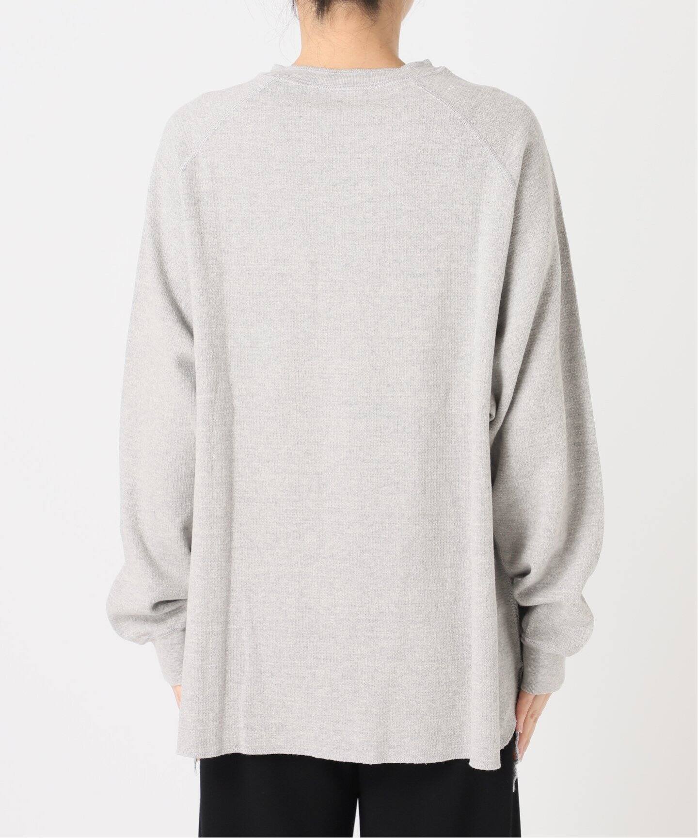 REMI RELIEF/レミ レリーフ】 W TUCK HENLEY NECK LONGSLEEVE