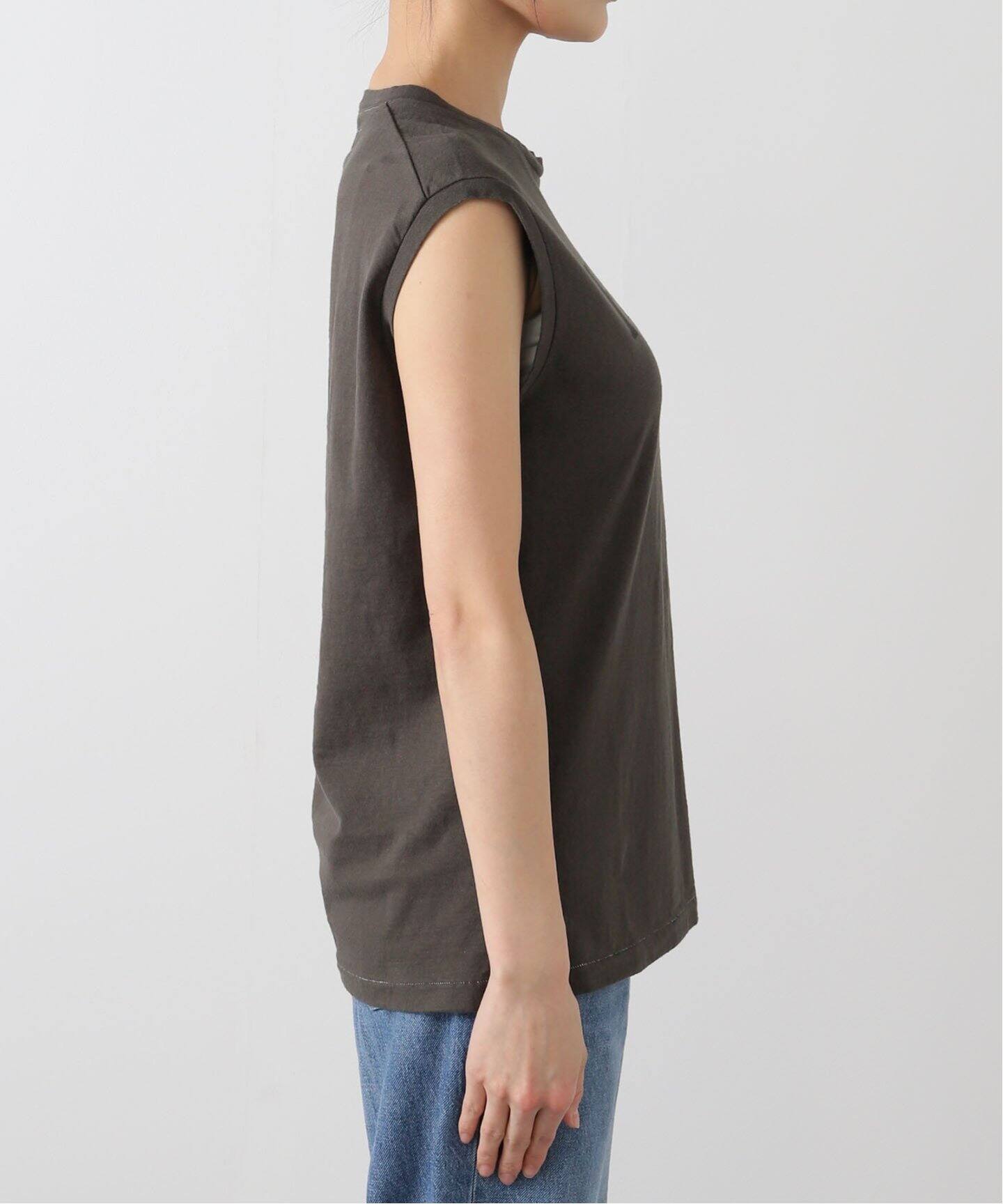 MADISON BLUE/マディソン ブルー】 HELLO NOSLEEVE TEE（Tシャツ