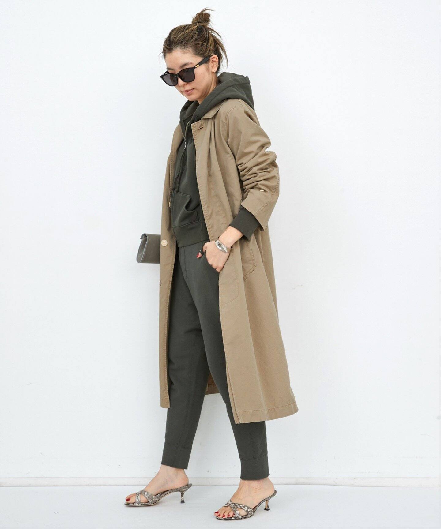 NILI LOTAN/ニリ ロタン】 CALLIE ZIP UP HOODIE（パーカー）｜L 