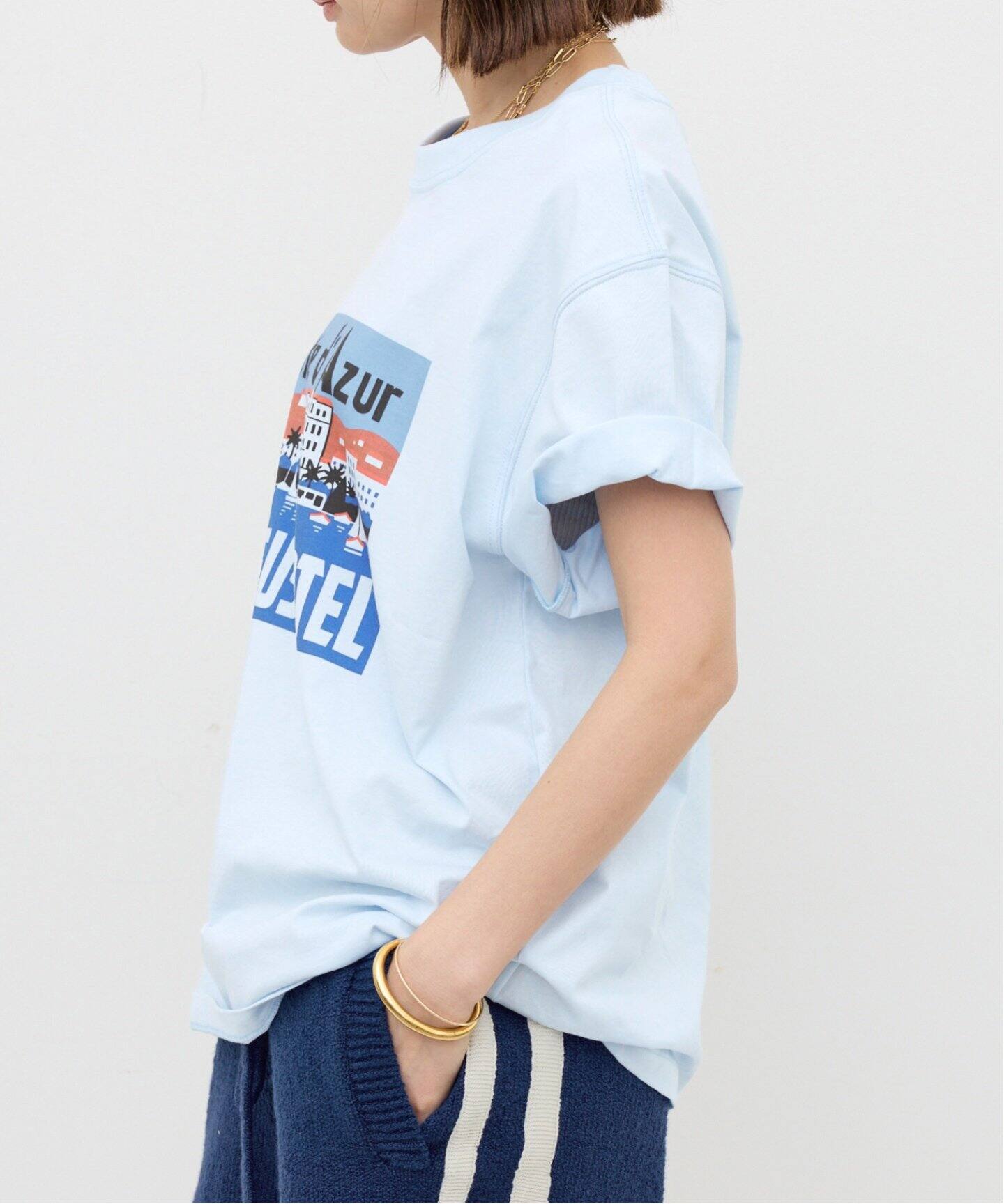 LANEUS/ラネウス】 T-SHIRT（Tシャツ／カットソー）｜L