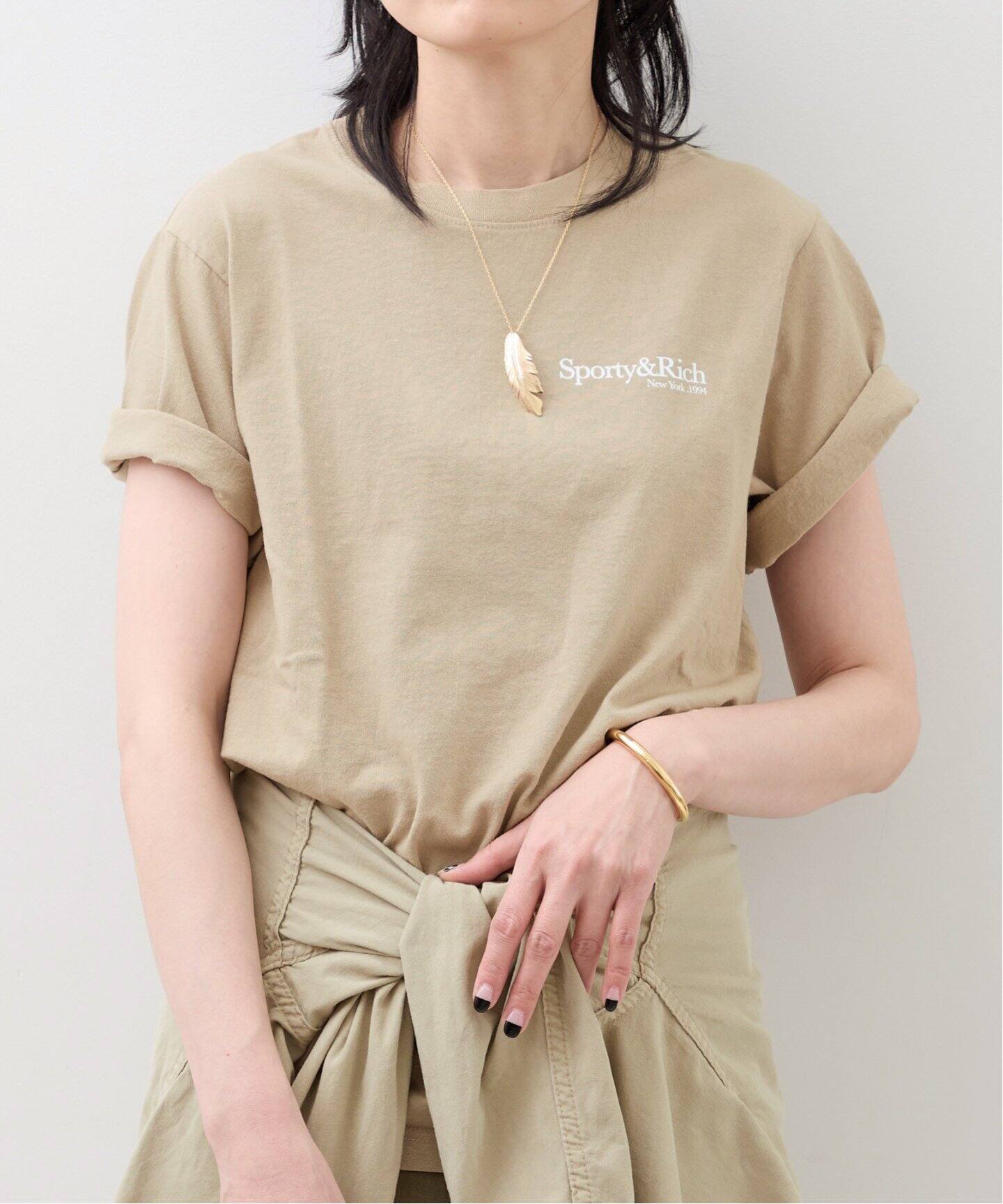 SPORTY&RICH/スポーティアンドリッチ】 HWCNY T-SHIRT（Tシャツ 