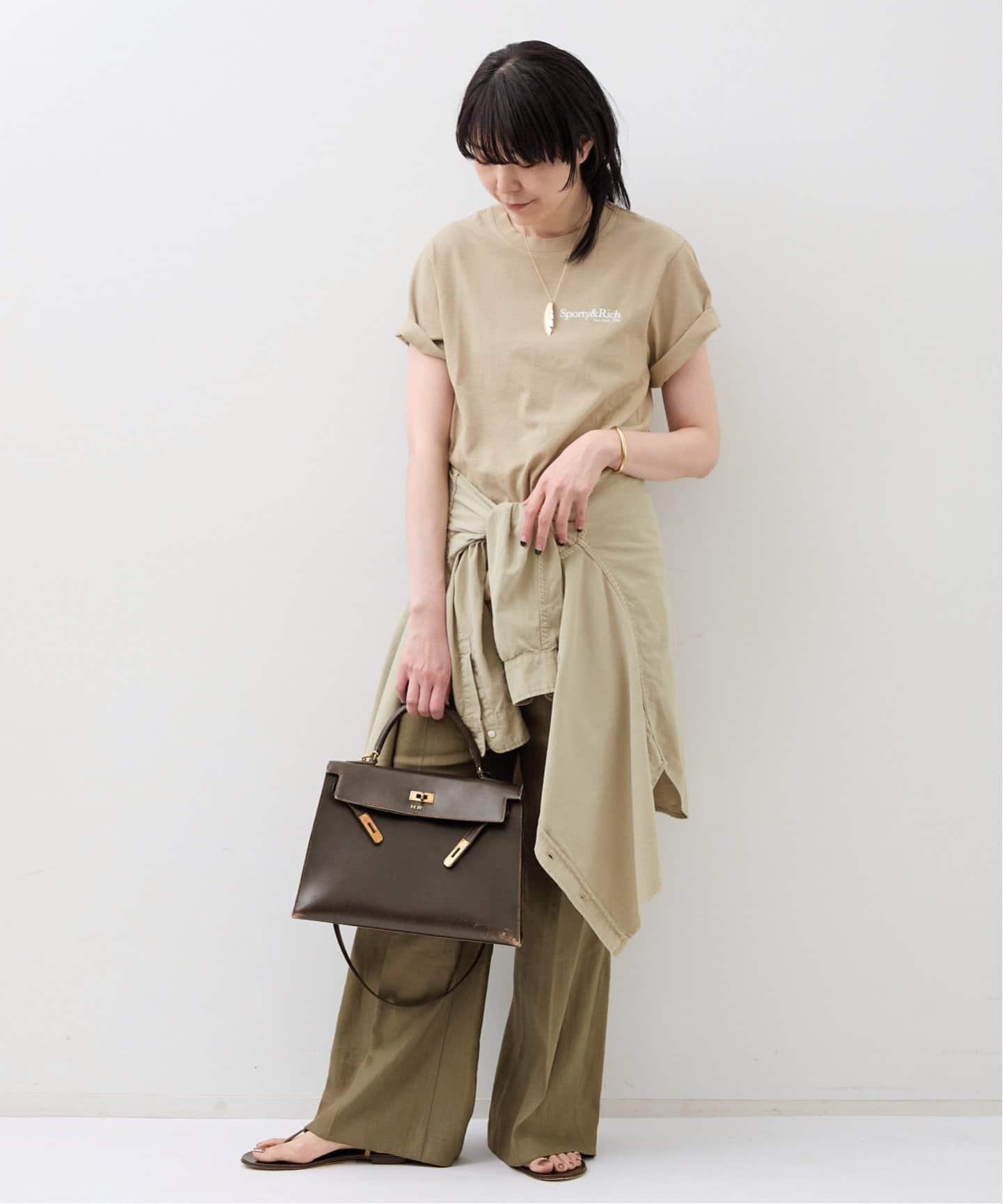 SPORTY&RICH/スポーティアンドリッチ】 HWCNY T-SHIRT（Tシャツ