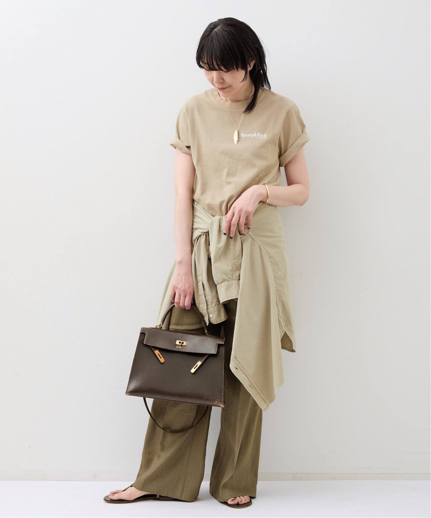 SPORTY&RICH/スポーティアンドリッチ】 HWCNY T-SHIRT（Tシャツ 