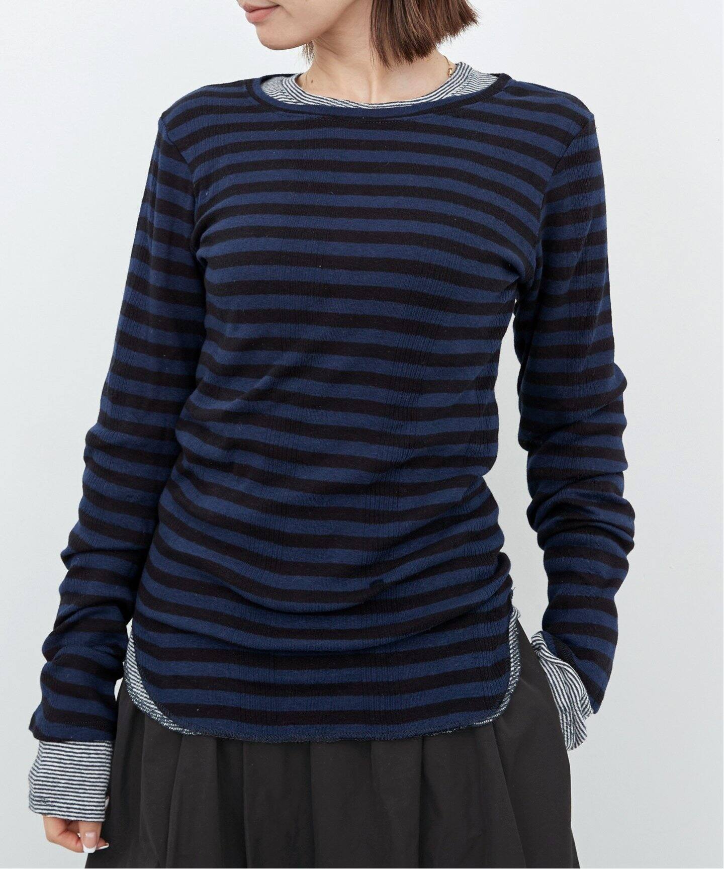 GOOD GRIEF!/グッド グリーフ】 Border Long Sleeve Tee（Tシャツ  