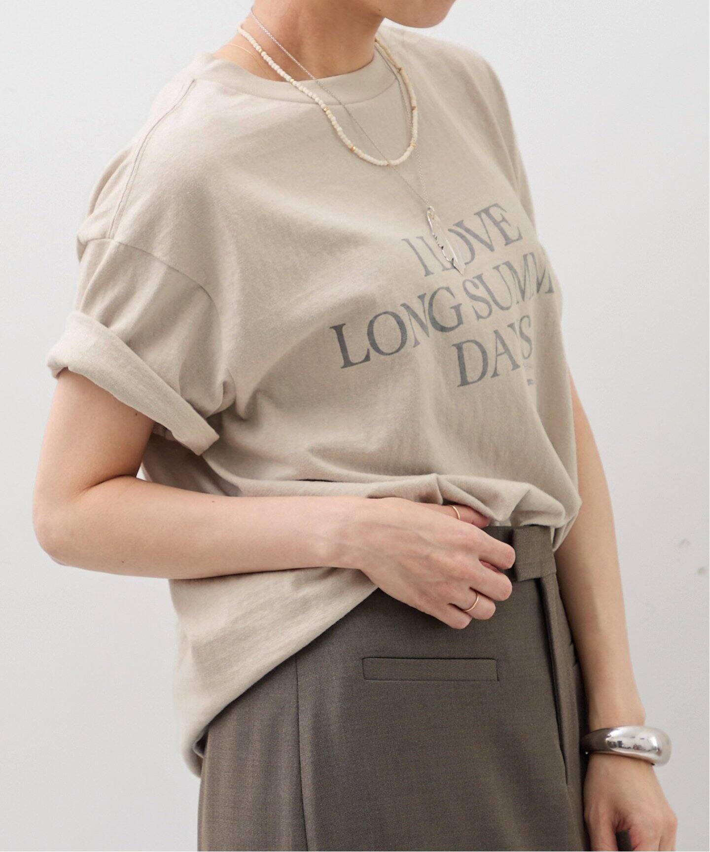 AMERICANA/アメリカーナ】 Graphic T-shirt（Tシャツ／カットソー）｜L  