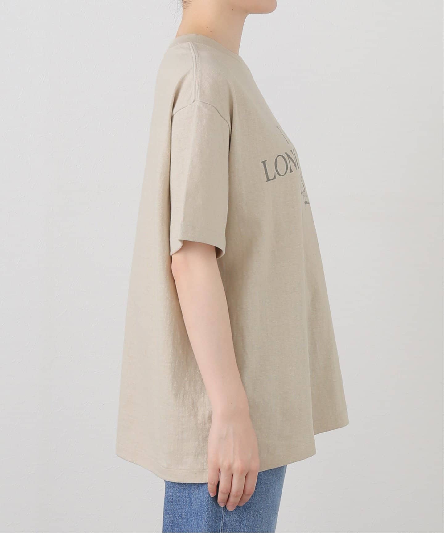 L'Appartement 【AMERICANA/アメリカーナ】 Tシャツ 生成 L´Appartement 【AMERICANA/アメリカーナ】 T-SHIRT