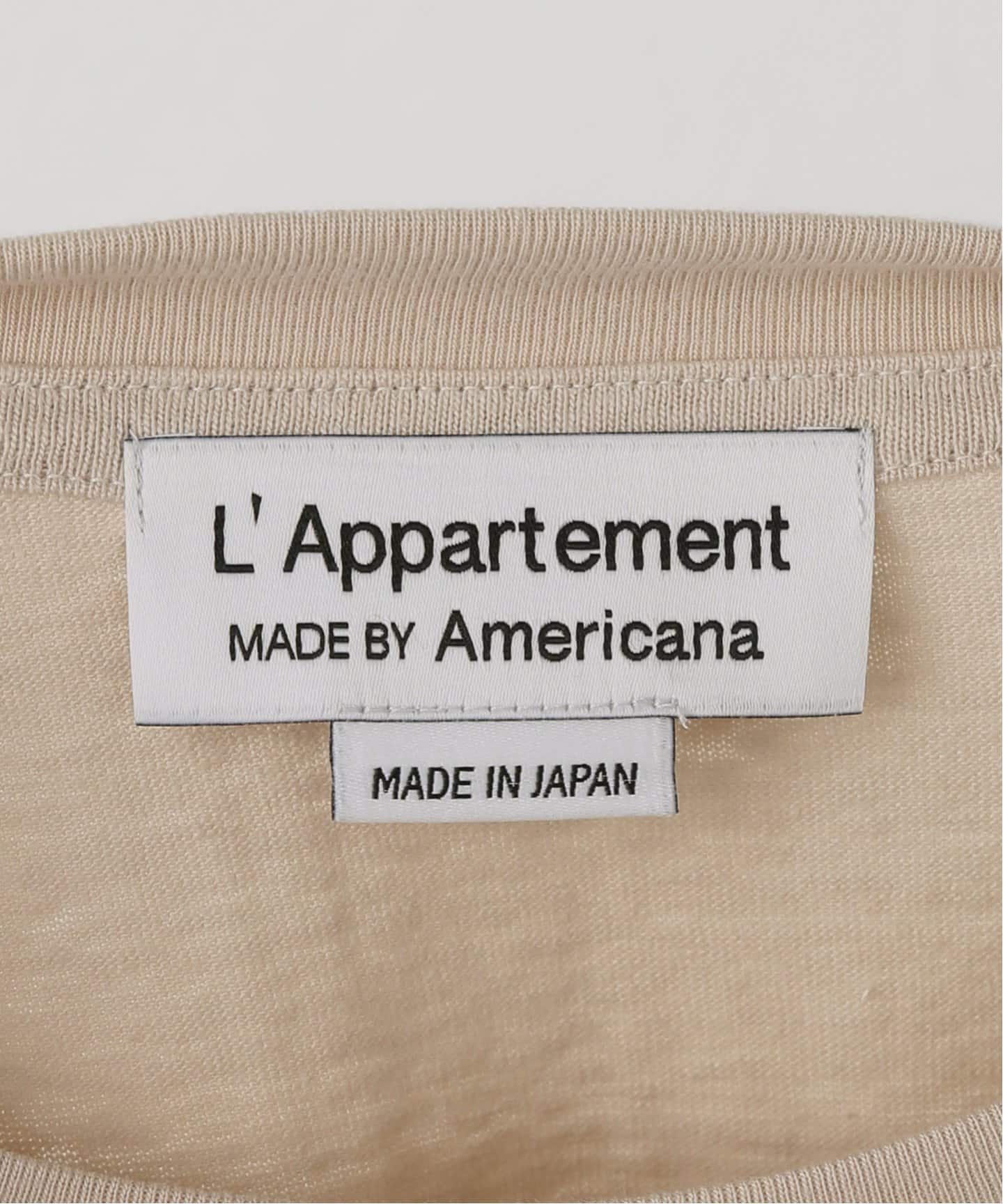 L'AppartementアメリカーナGraphic T-shirt ナチュラル AMERICANA/アメリカーナ】 Graphic T-shirt（Tシャツ