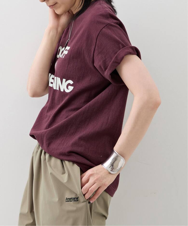 AMERICANA/アメリカーナ】 Graphic T-shirt（Tシャツ／カットソー）｜L  