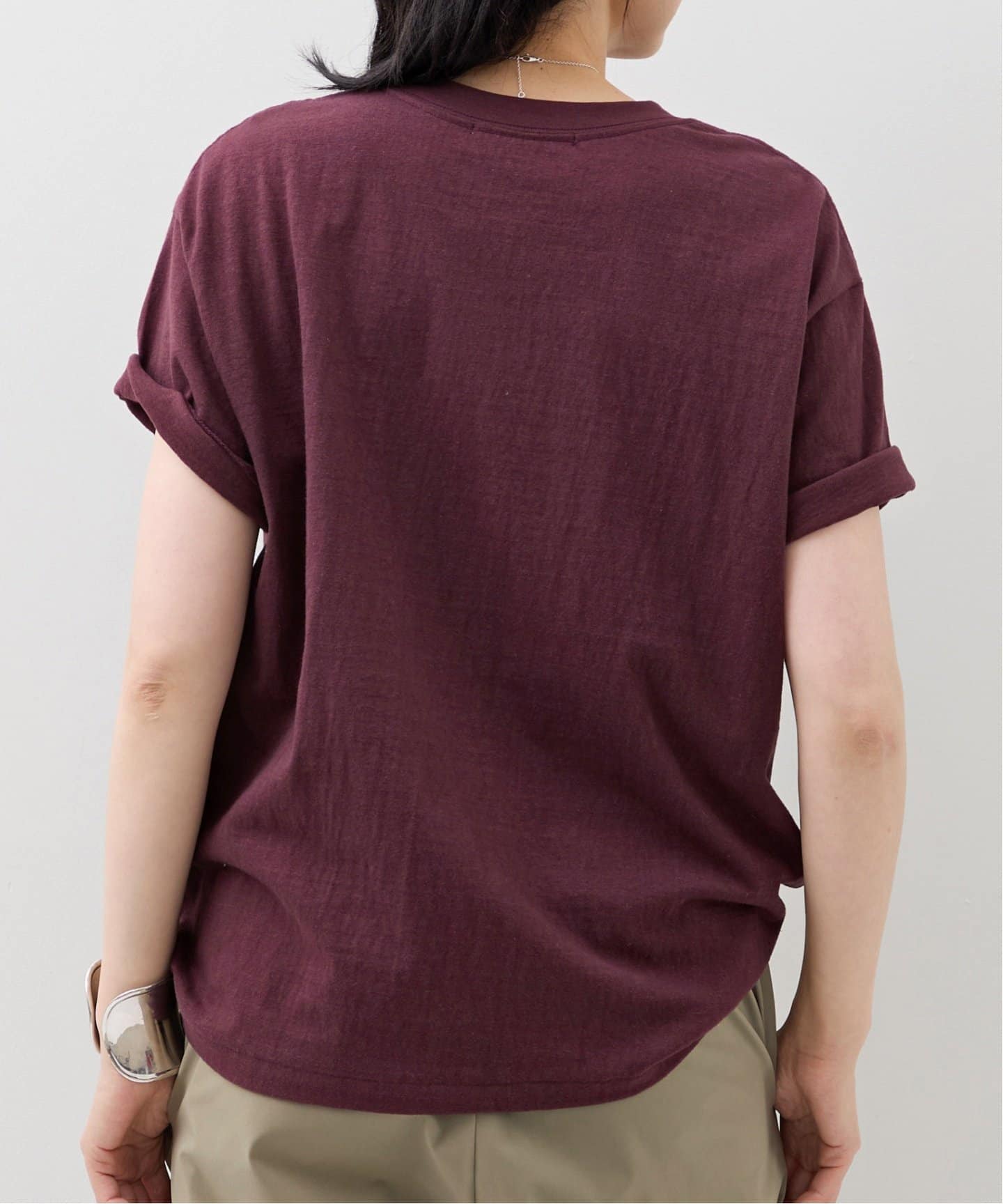 L'Appartement別注 AMERICANA アメリカーナ Tシャツ ベージュ