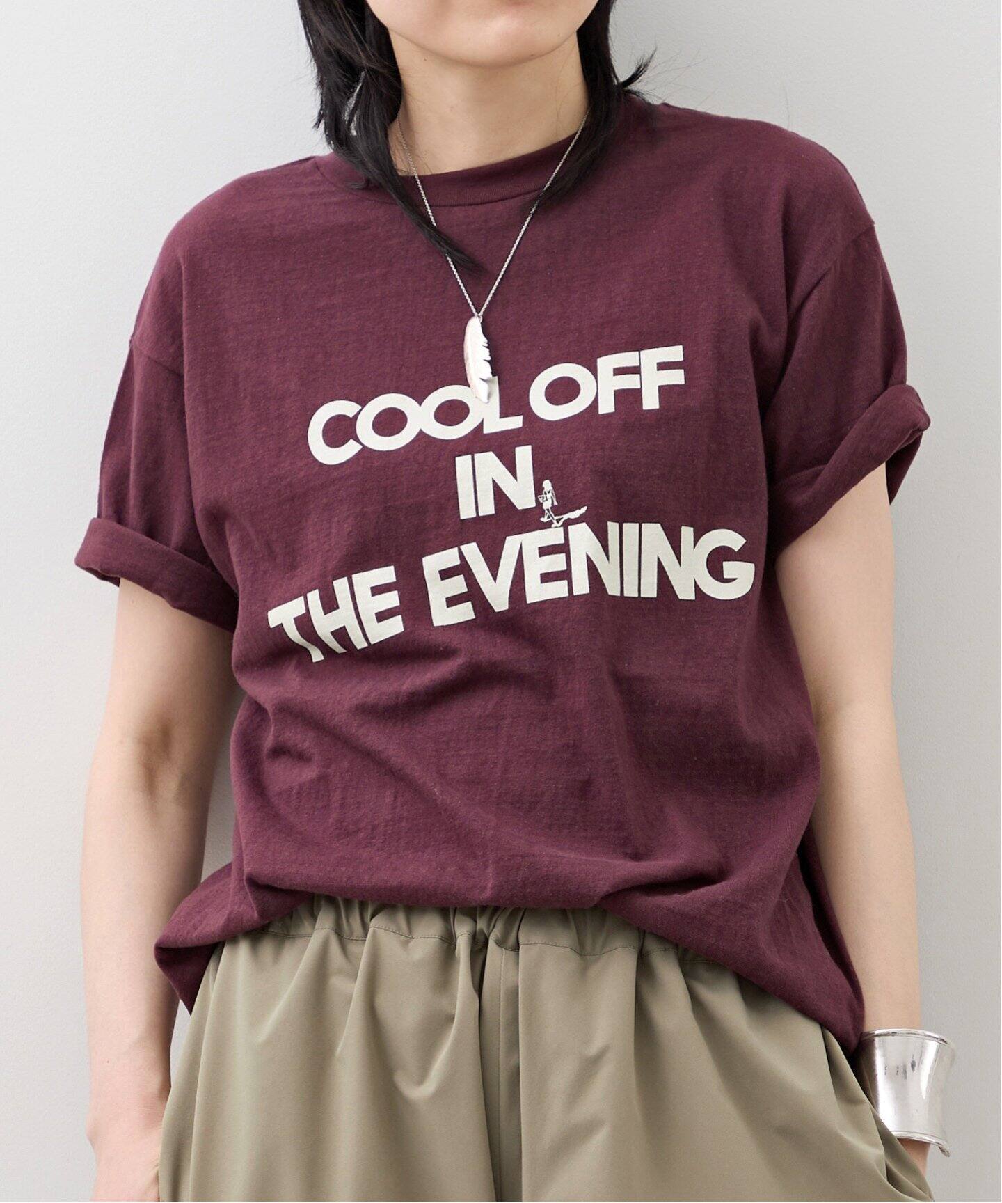 AMERICANA/アメリカーナ】 Graphic T-shirt（Tシャツ／カットソー）｜L 