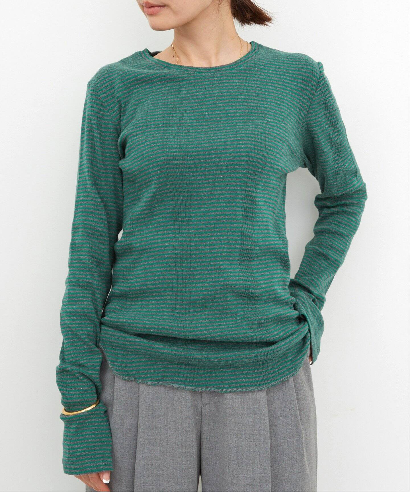 GOOD GRIEF!/グッド グリーフ】 Border Long Sleeve Tee（Tシャツ 