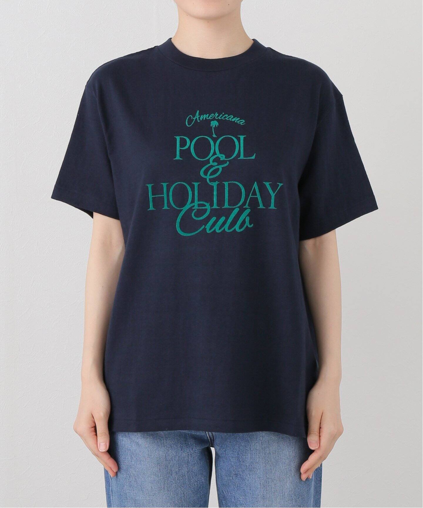AMERICANA/アメリカーナ】 Graphic T-shirt（Tシャツ／カットソー）｜L 