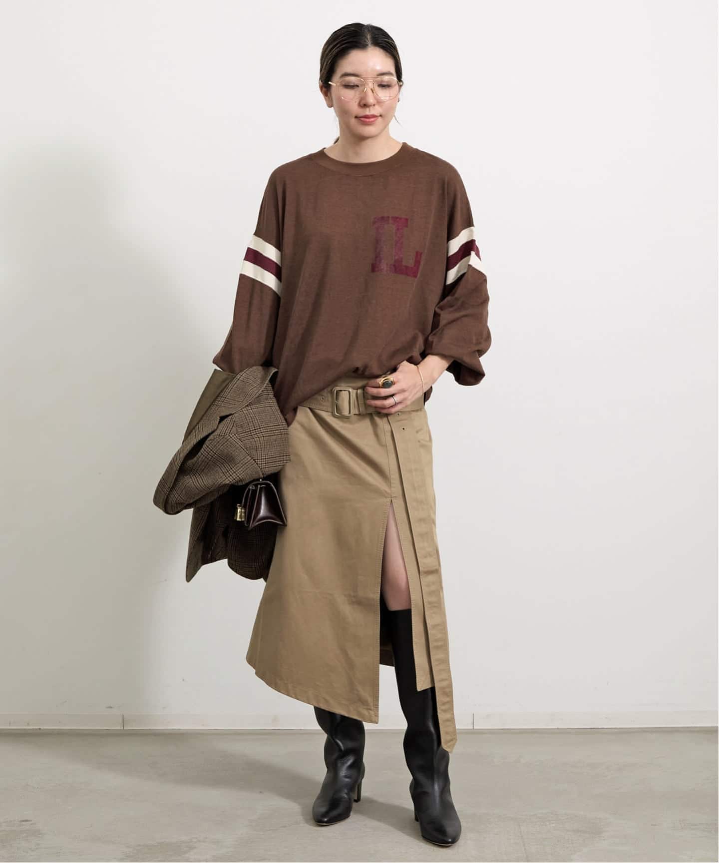 L'Appartement レミレリーフ LONG SLEEVE TEE REMI RELIEF x L'Appartement レミレリーフ アパルトモン 別注