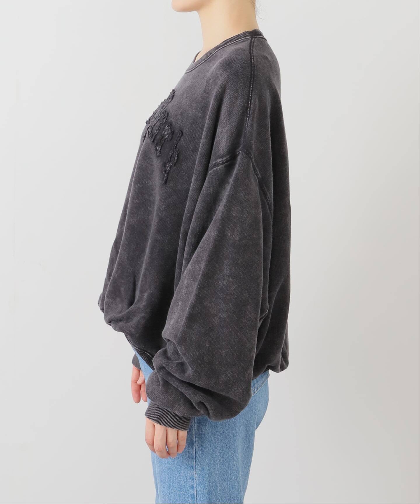 R13/アールサーティーン】 NY BALLOON CREWNECK SWEAT