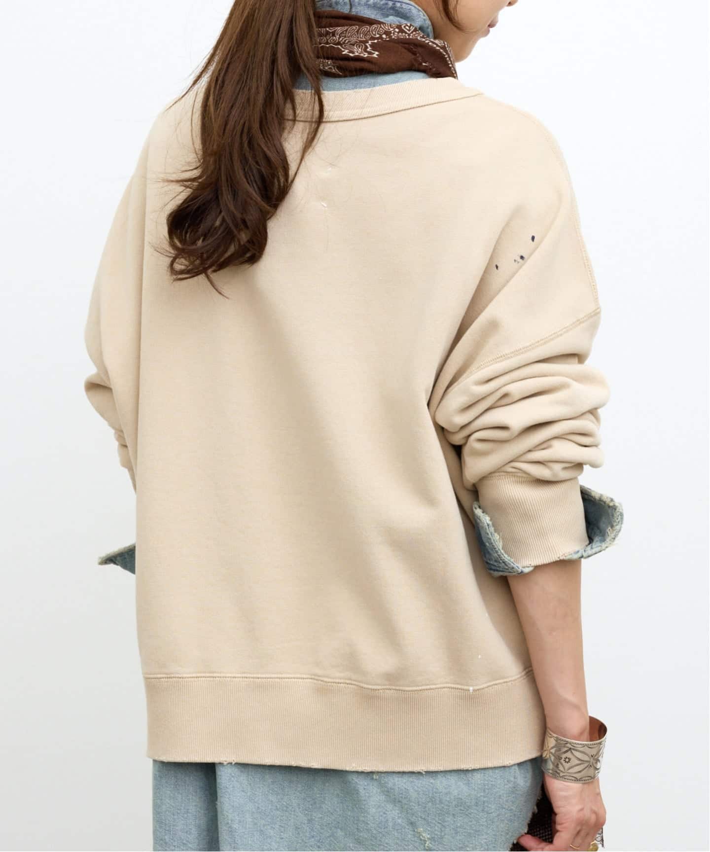 MAISON MARGIELA/メゾン マルジェラ】 DAMEGE SWEAT（スウェット）｜L