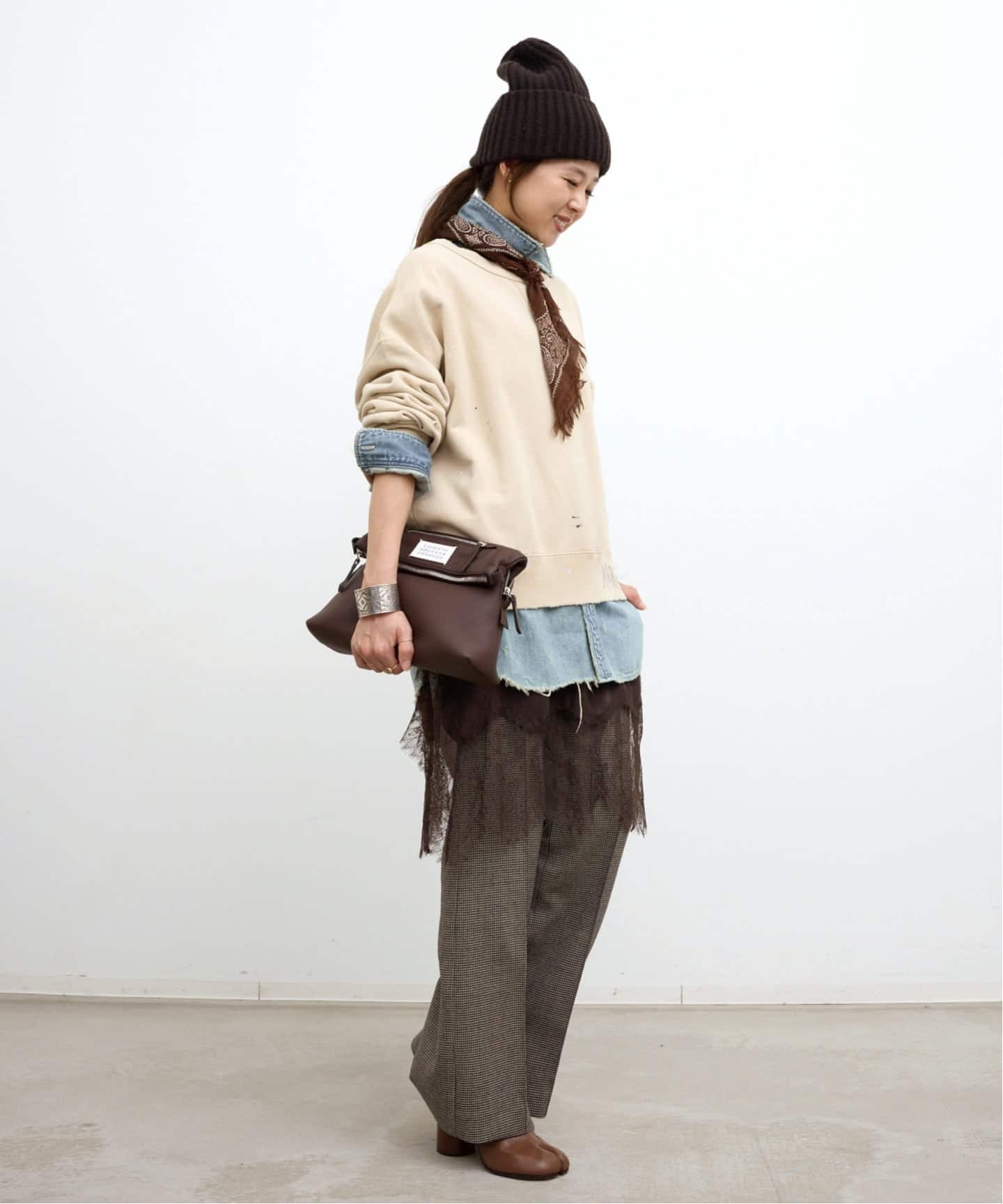 MAISON MARGIELA/メゾン マルジェラ】 DAMEGE SWEAT（スウェット）｜L