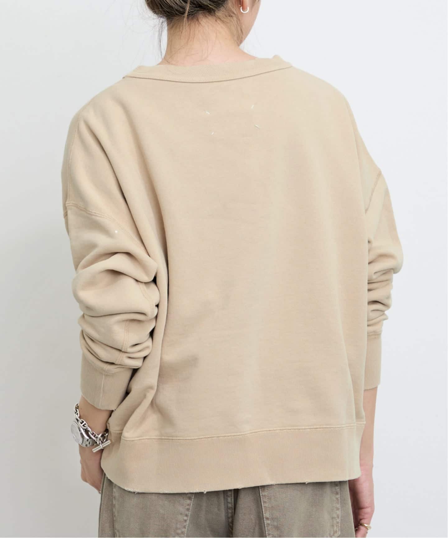 MAISON MARGIELA/メゾン マルジェラ】 DAMEGE SWEAT（スウェット）｜L