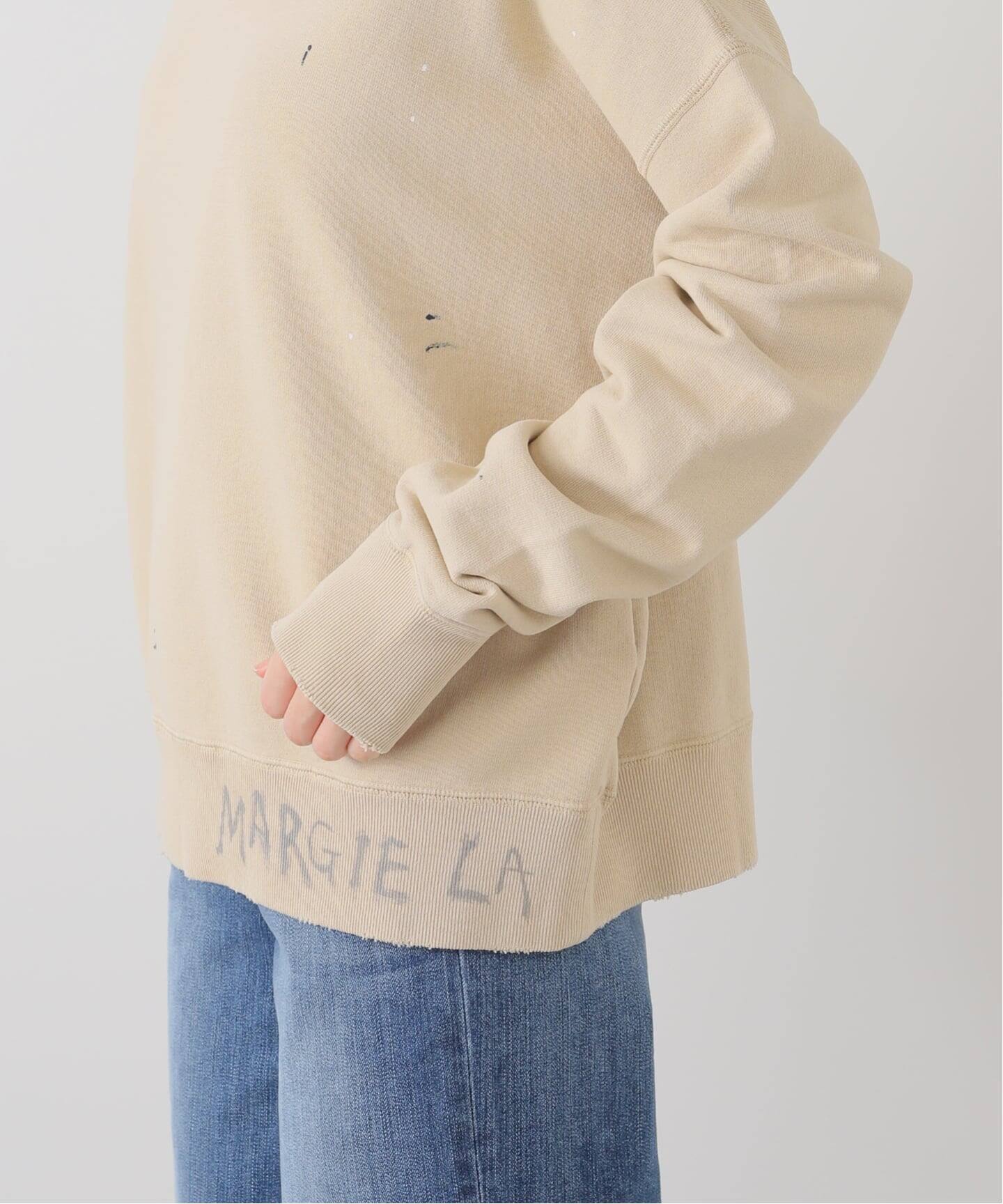MAISON MARGIELA/メゾン マルジェラ】 DAMEGE SWEAT（スウェット）｜L