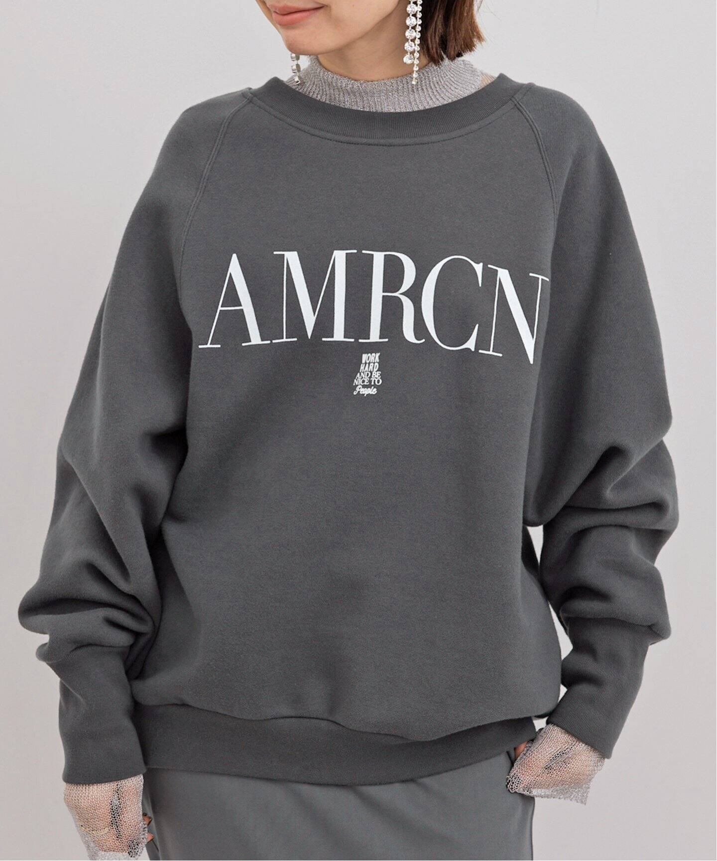 AMERICANA/アメリカーナ】 CREW NECK SWEAT（スウェット）｜L 