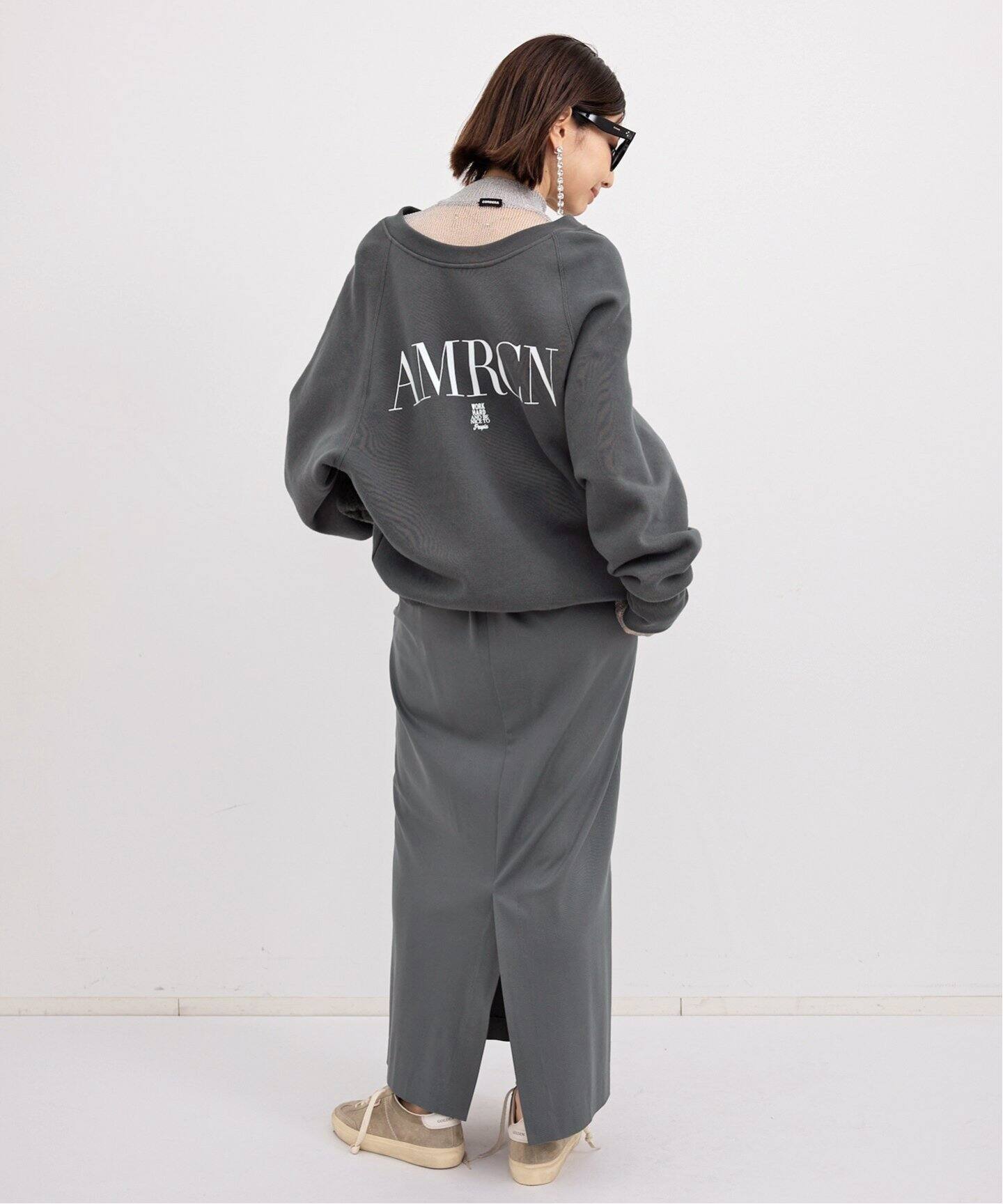 AMERICANA/アメリカーナ】 CREW NECK SWEAT（スウェット）｜L  