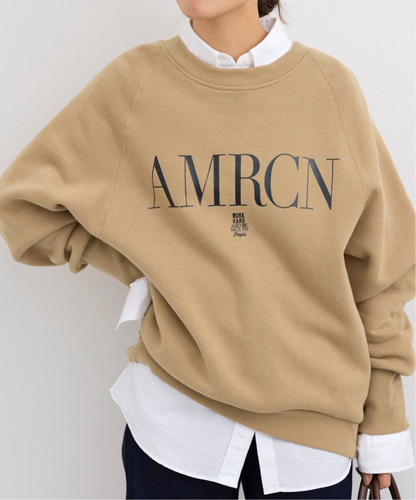 AMERICANA/アメリカーナ】 CREW NECK SWEAT（スウェット）｜L  