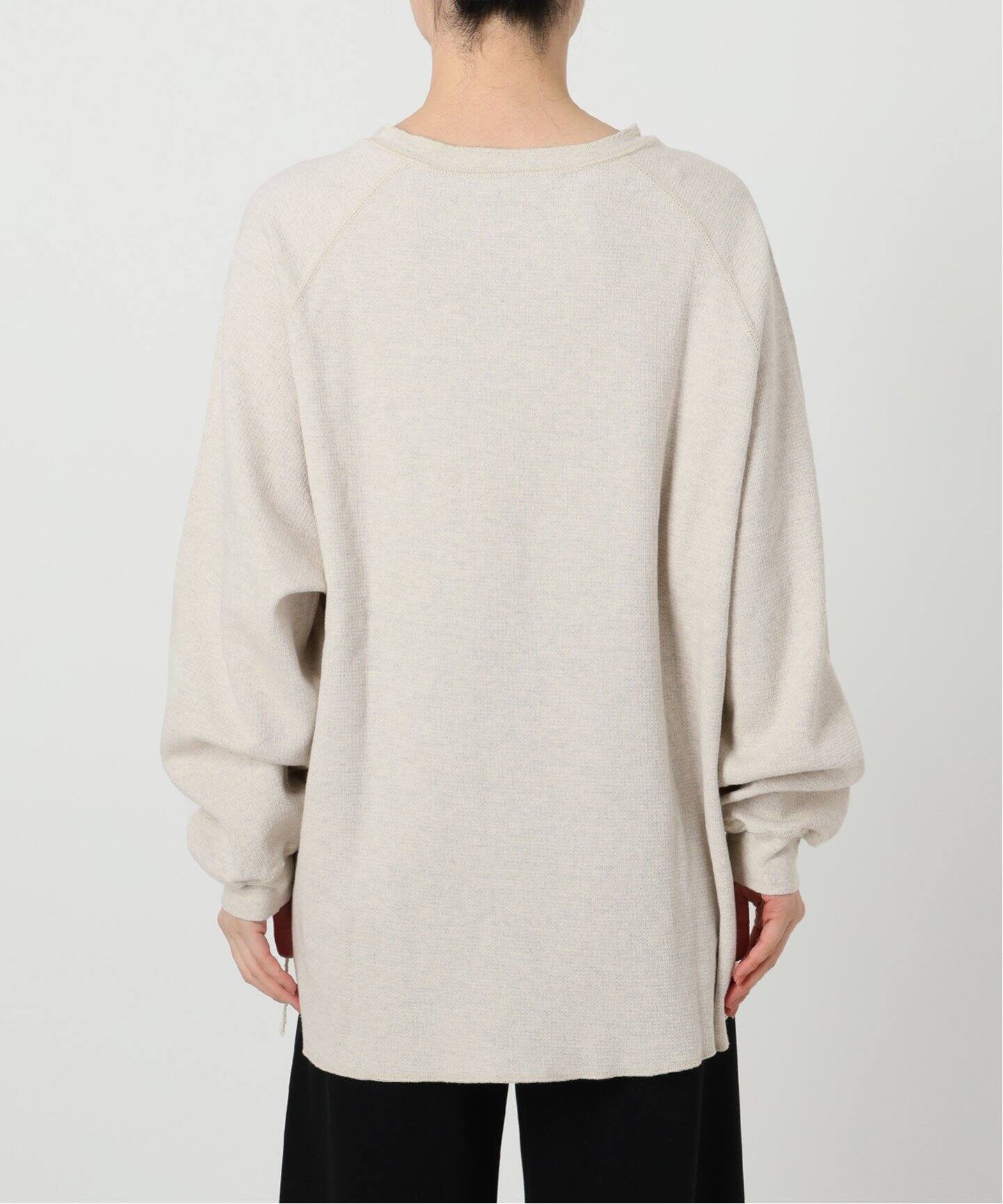 REMI RELIEF/レミ レリーフ】 HENLEY LONG SLEEVE T-SHIRT（Tシャツ 