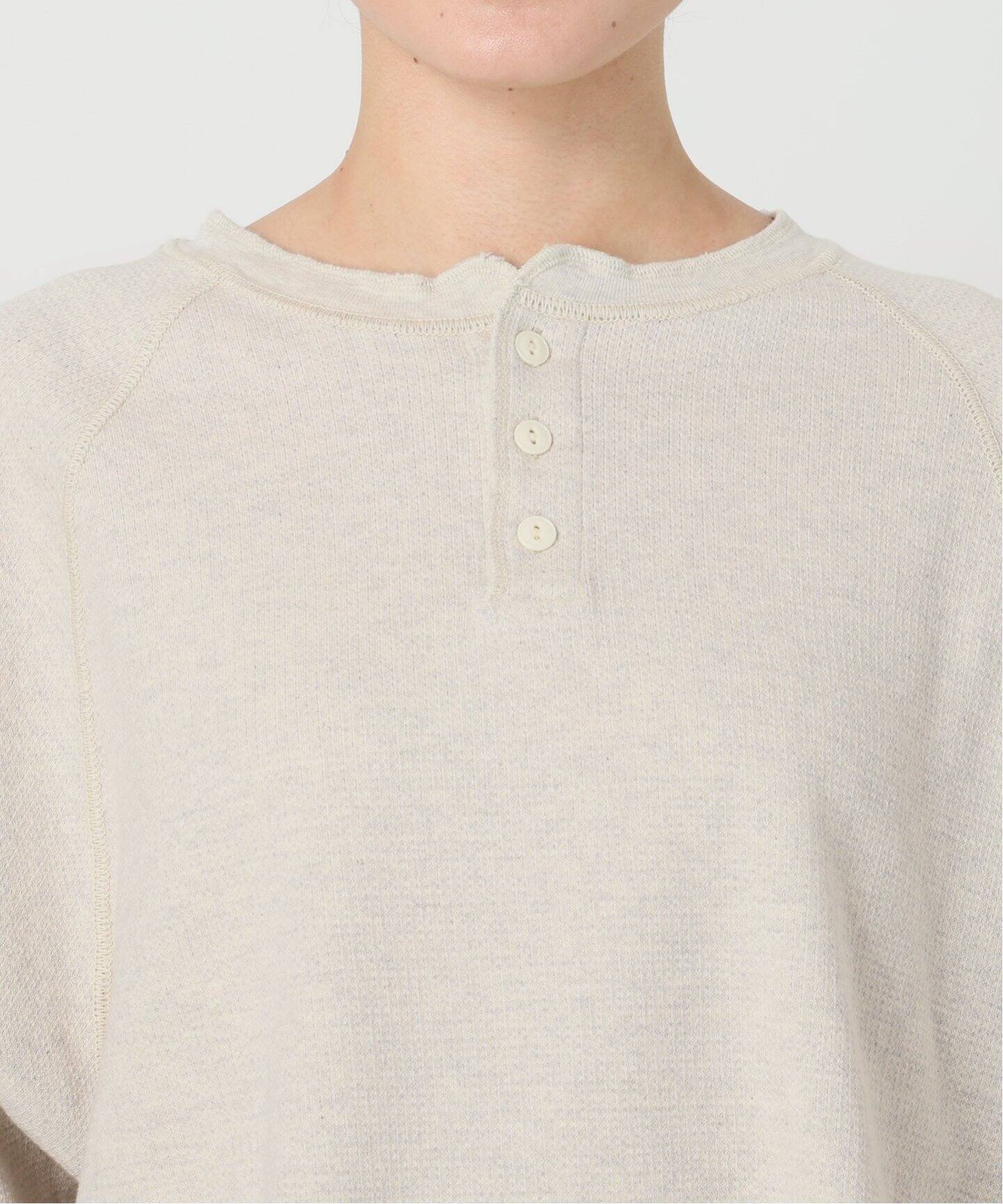 REMI RELIEF/レミ レリーフ】 HENLEY LONG SLEEVE T-SHIRT（Tシャツ 