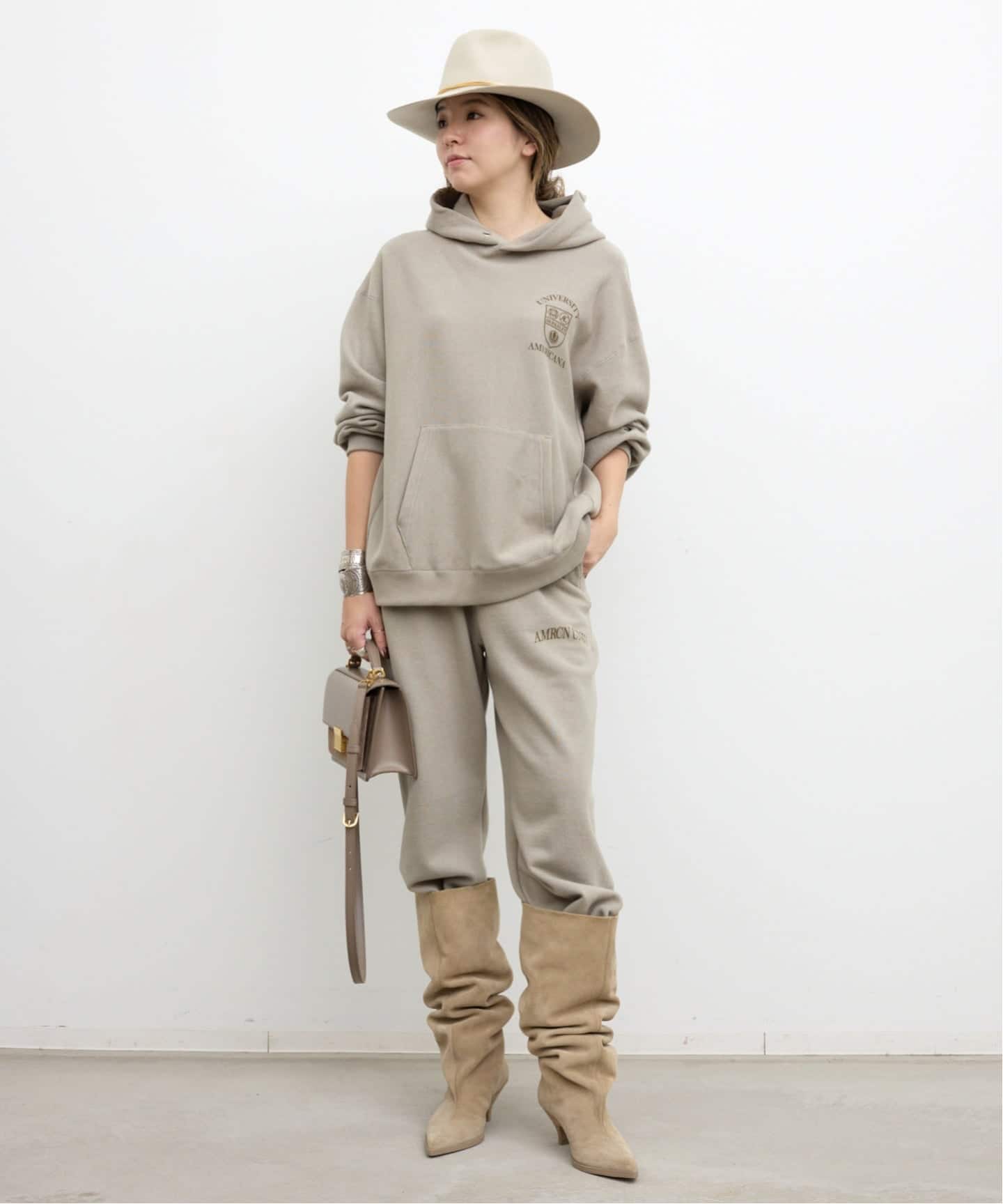 アパルトモン americana 3/4 Sleeve Sweat プルオーバー L'Appartement L'Appartementアパルトモン AMERICANA