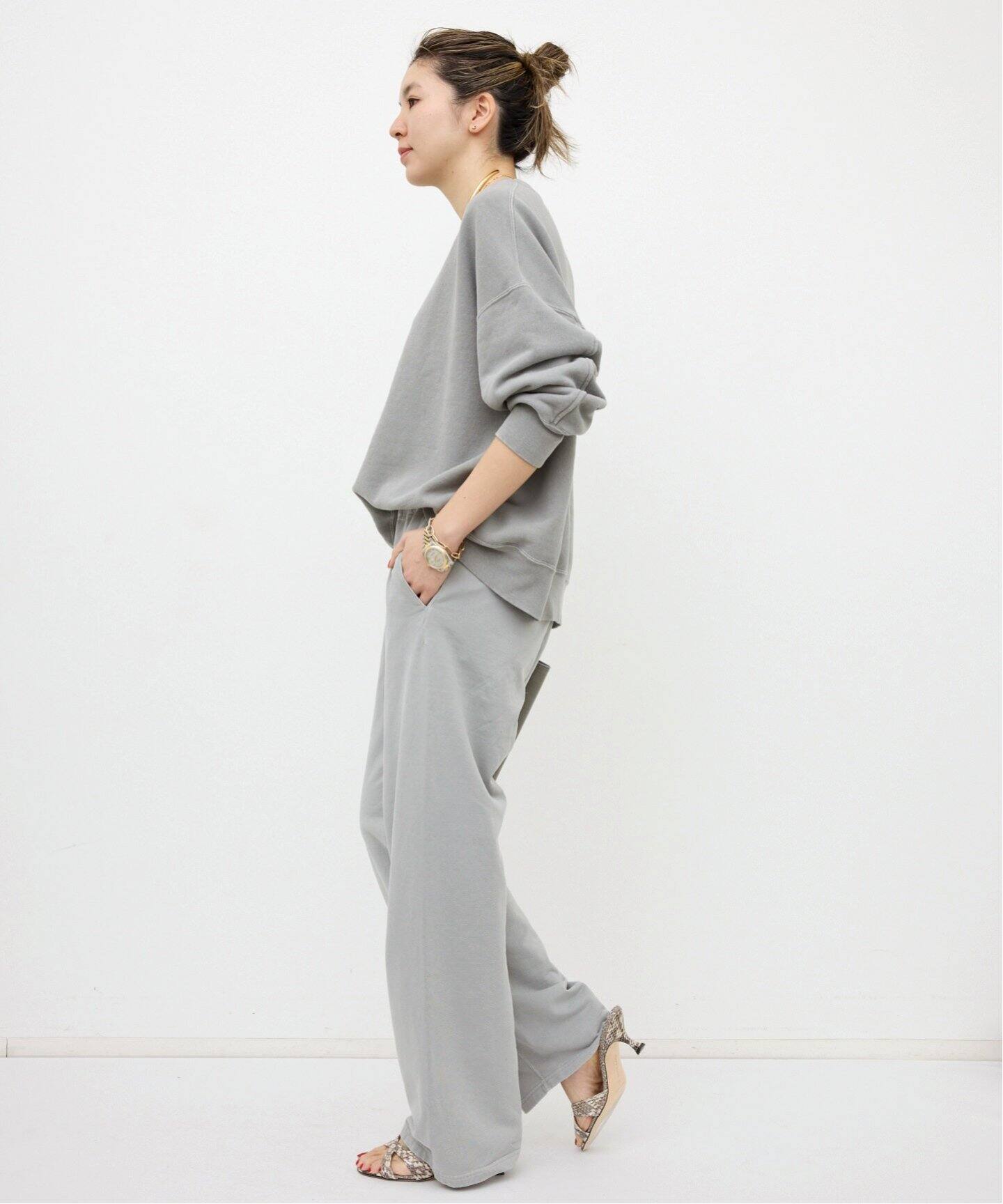 REMI RELIEF/レミ レリーフ】 CREW NECK SWEAT（スウェット）｜L 