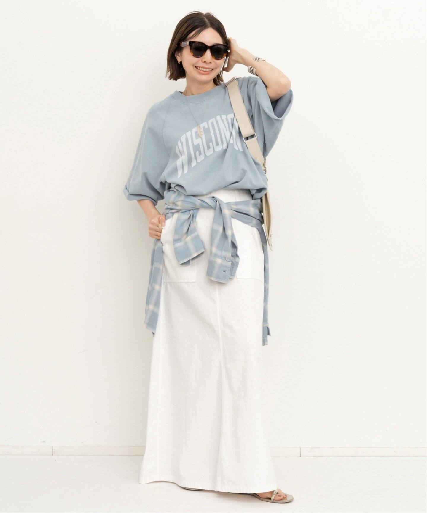 REMI RELIEF/レミ レリーフ】 WISCONSIN RAGLAN TEE（Tシャツ  