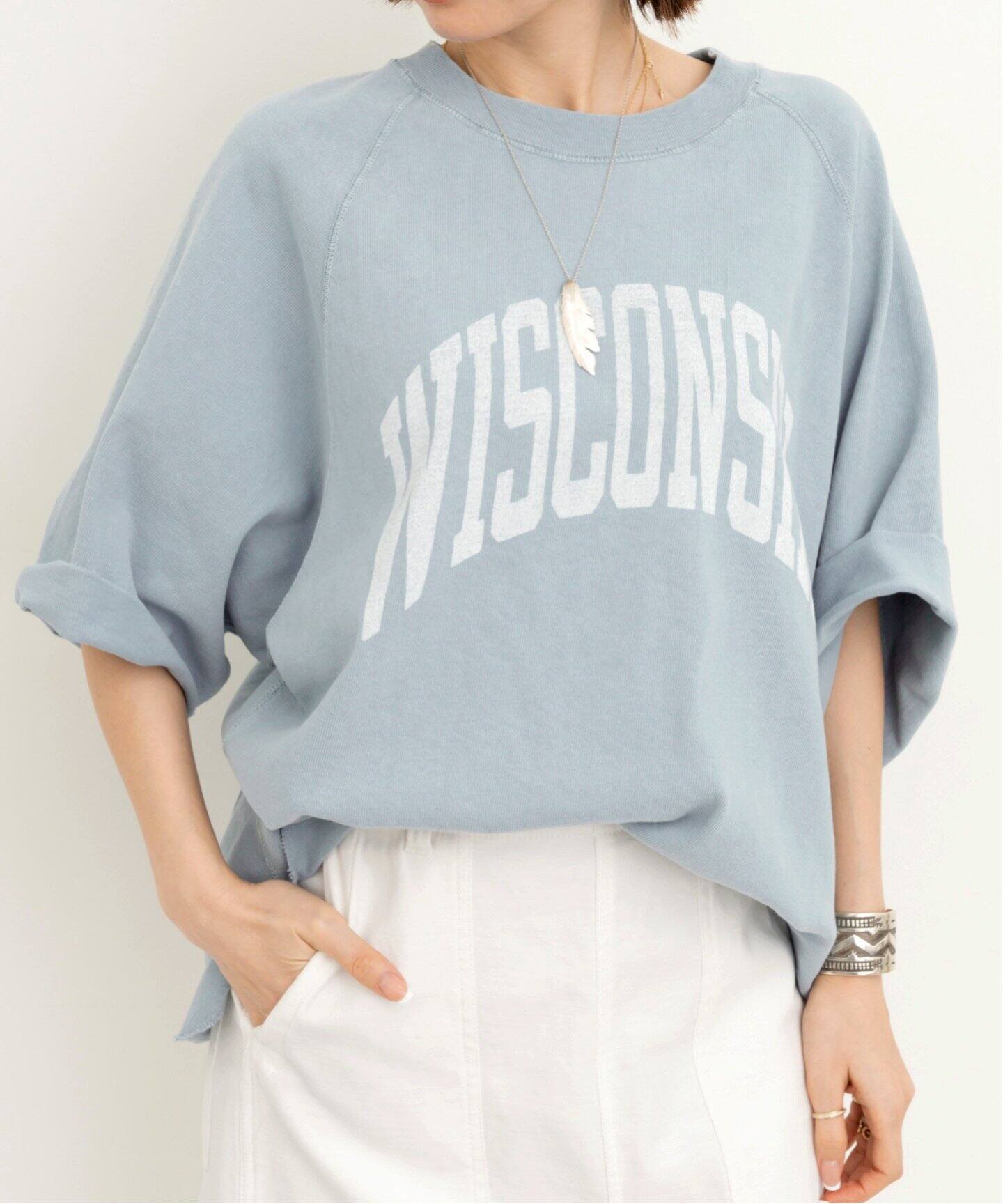 REMI RELIEF/レミ レリーフ】 WISCONSIN RAGLAN TEE（Tシャツ  