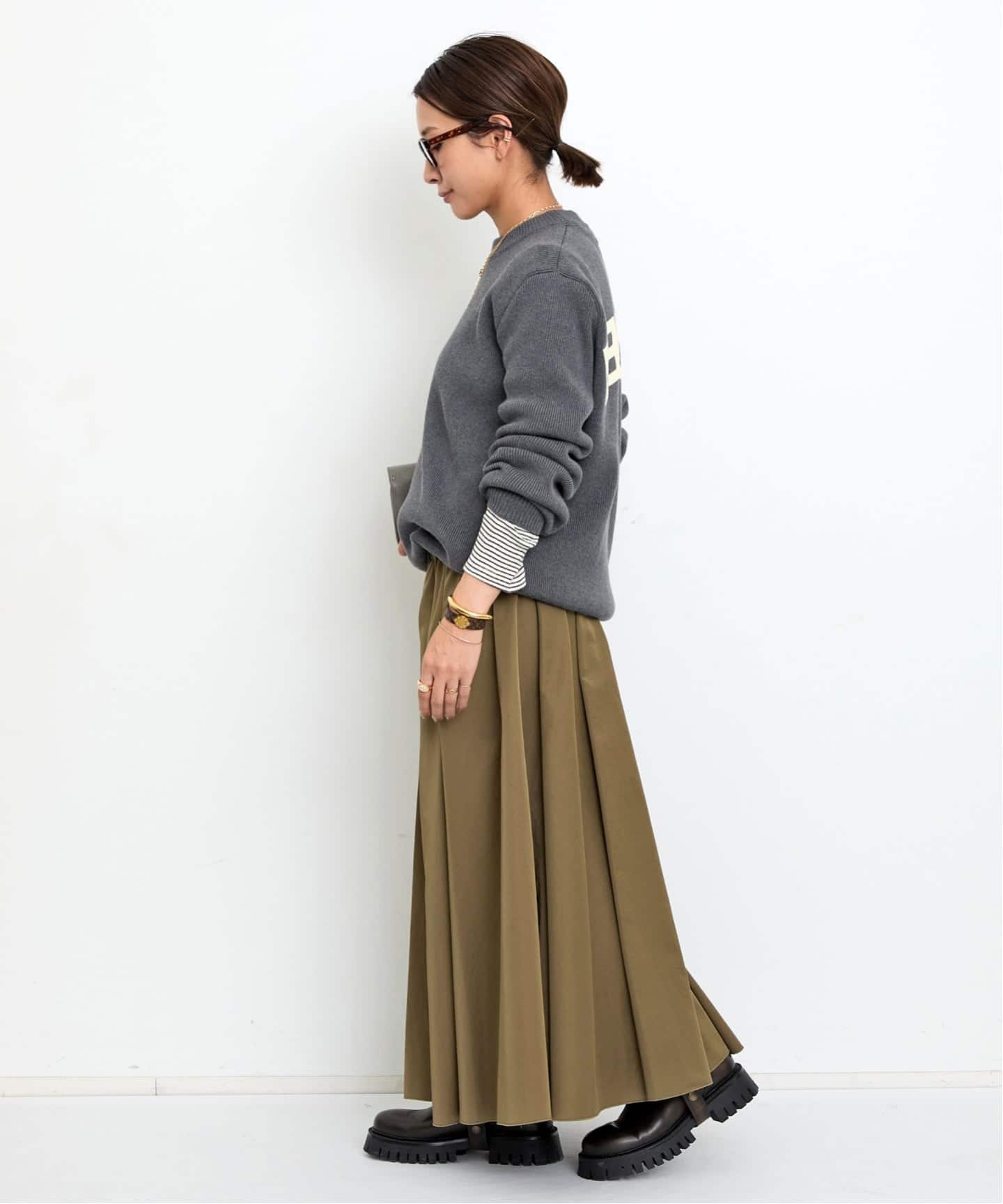 GOOD GRIEF!/グッド グリーフ】 Border Long Sleeve Tee（T