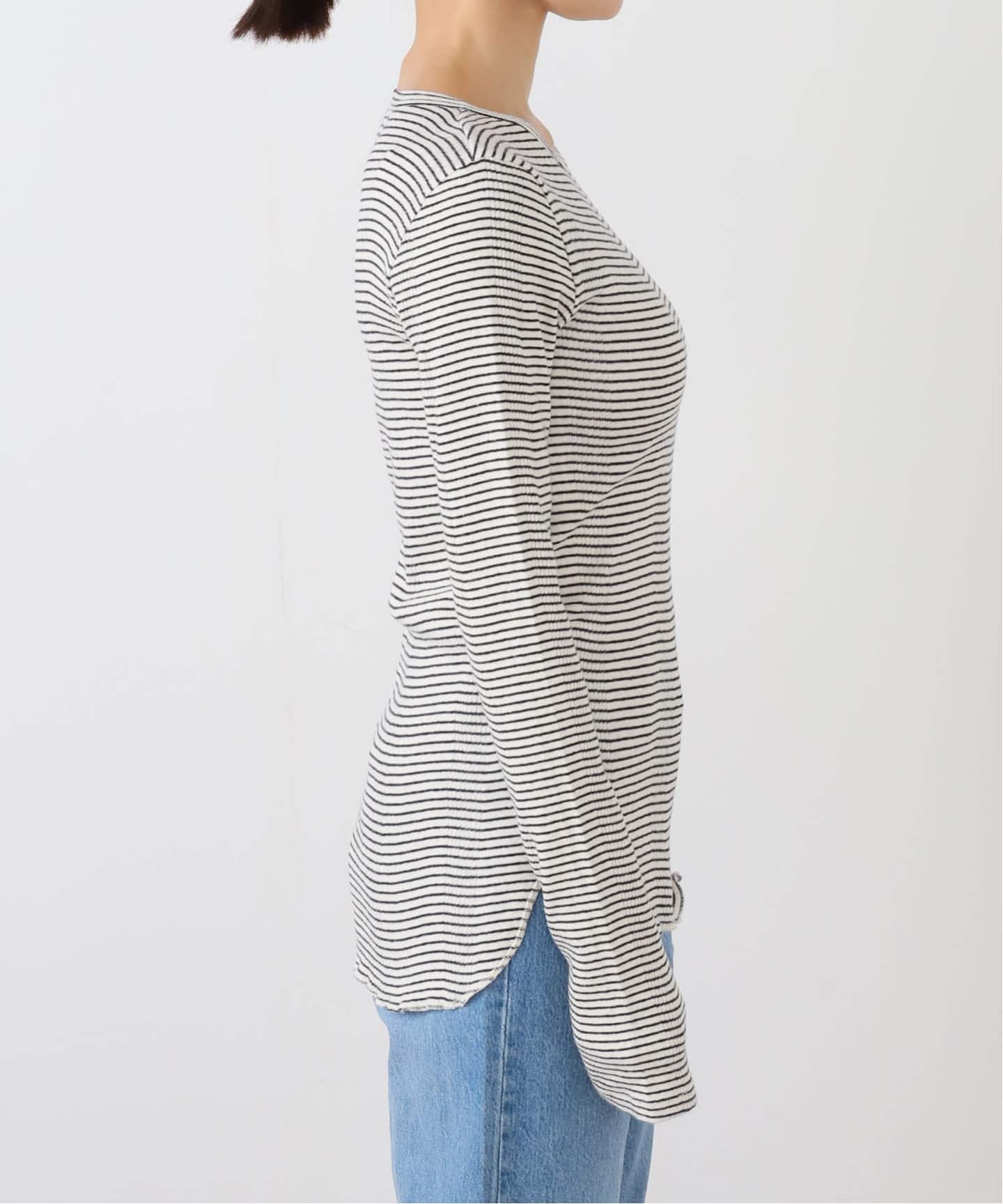 新品　グッド グリーフBorder Long Sleeve Tee ホワイト GOOD GRIEF!/グッド グリーフ】 Border Long Sleeve Tee（Tシャツ