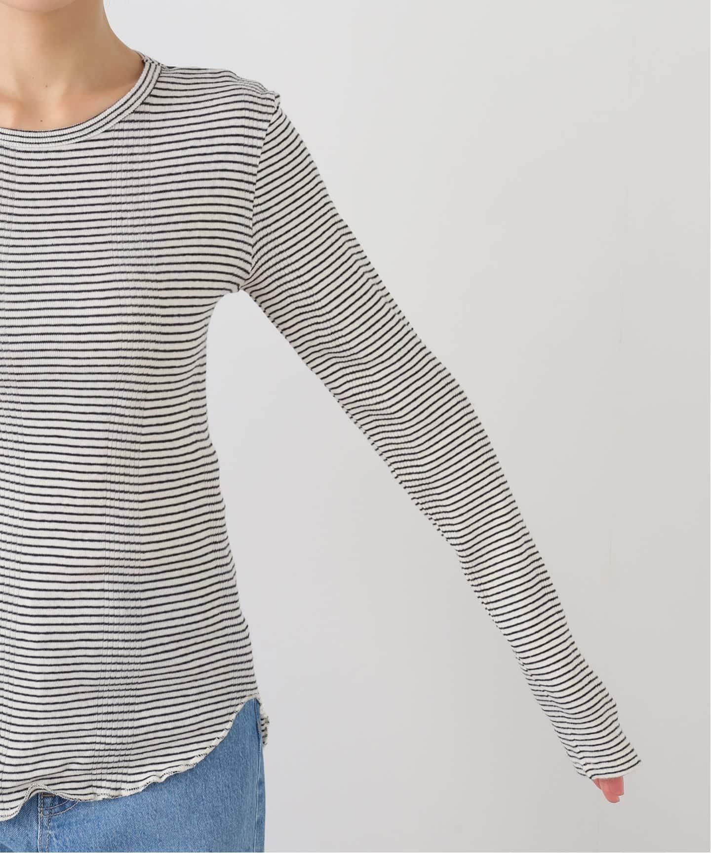 GOOD GRIEF!/グッド グリーフ】 Border Long Sleeve Tee（Tシャツ