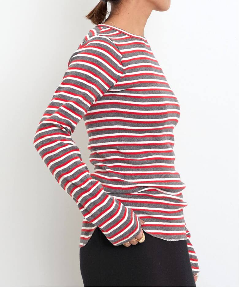 GOOD GRIEF!/グッド グリーフ】 Border Long Sleeve Tee（Tシャツ 