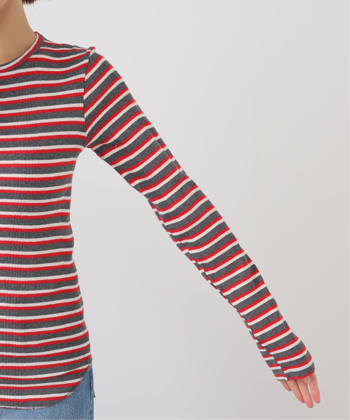 GOOD GRIEF!/グッド グリーフ】 Border Long Sleeve Tee（Tシャツ