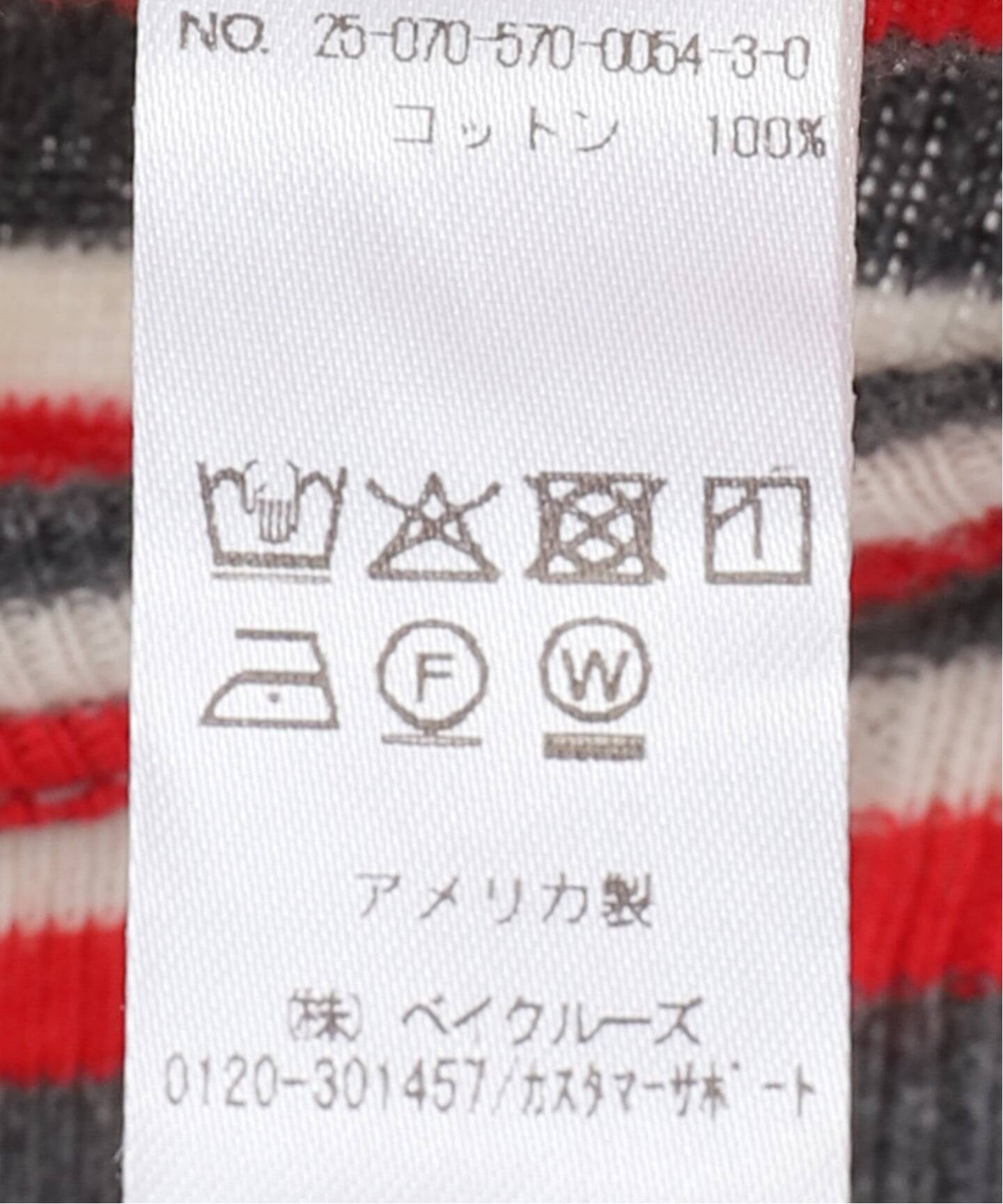 新品　グッド グリーフBorder Long Sleeve Tee ホワイト GOOD GRIEF!/グッド グリーフ】 Border Long Sleeve Tee（Tシャツ