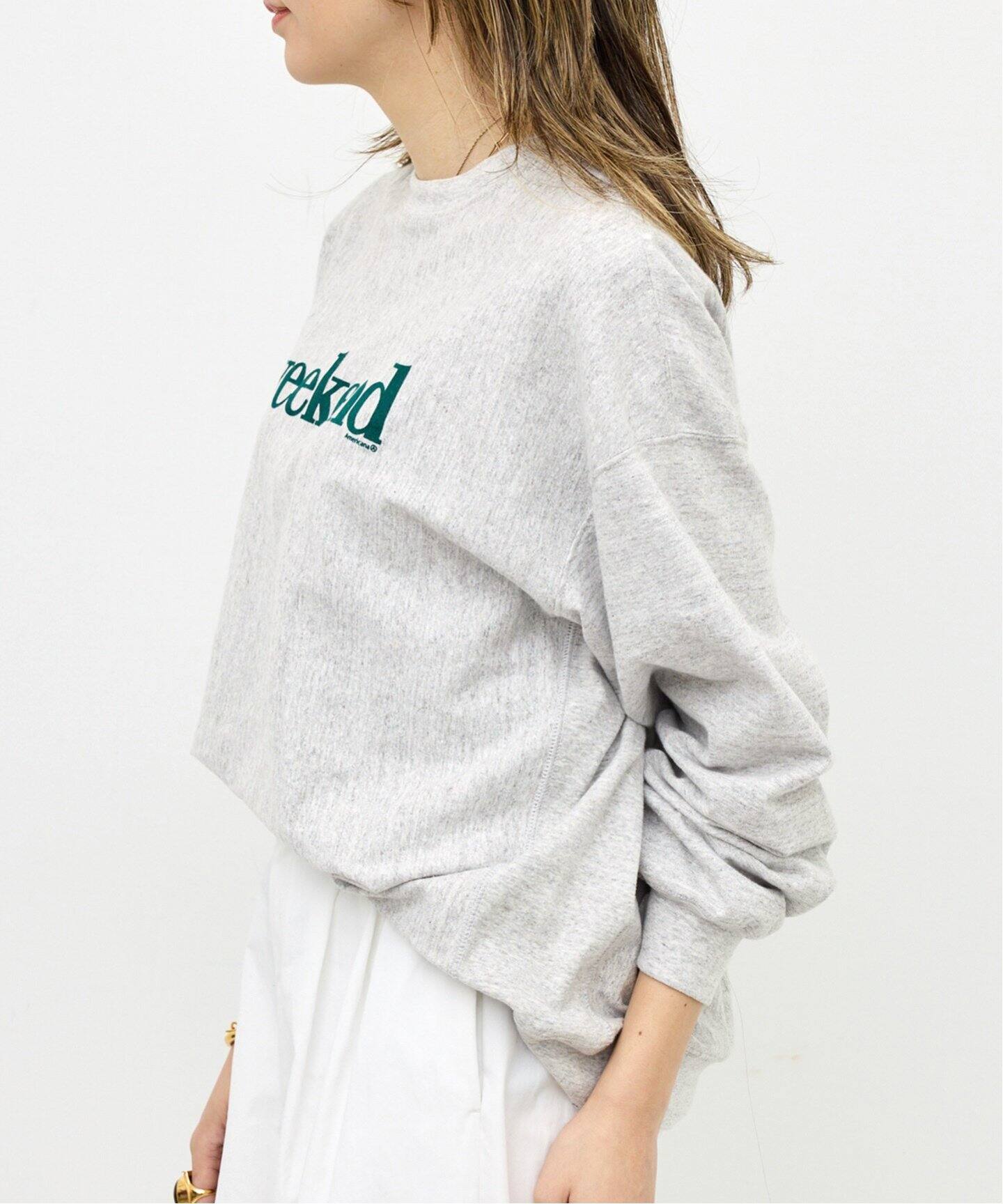 AMERICANA/アメリカーナ】 WEEKEND LONG SLEEVE TEE（Tシャツ 