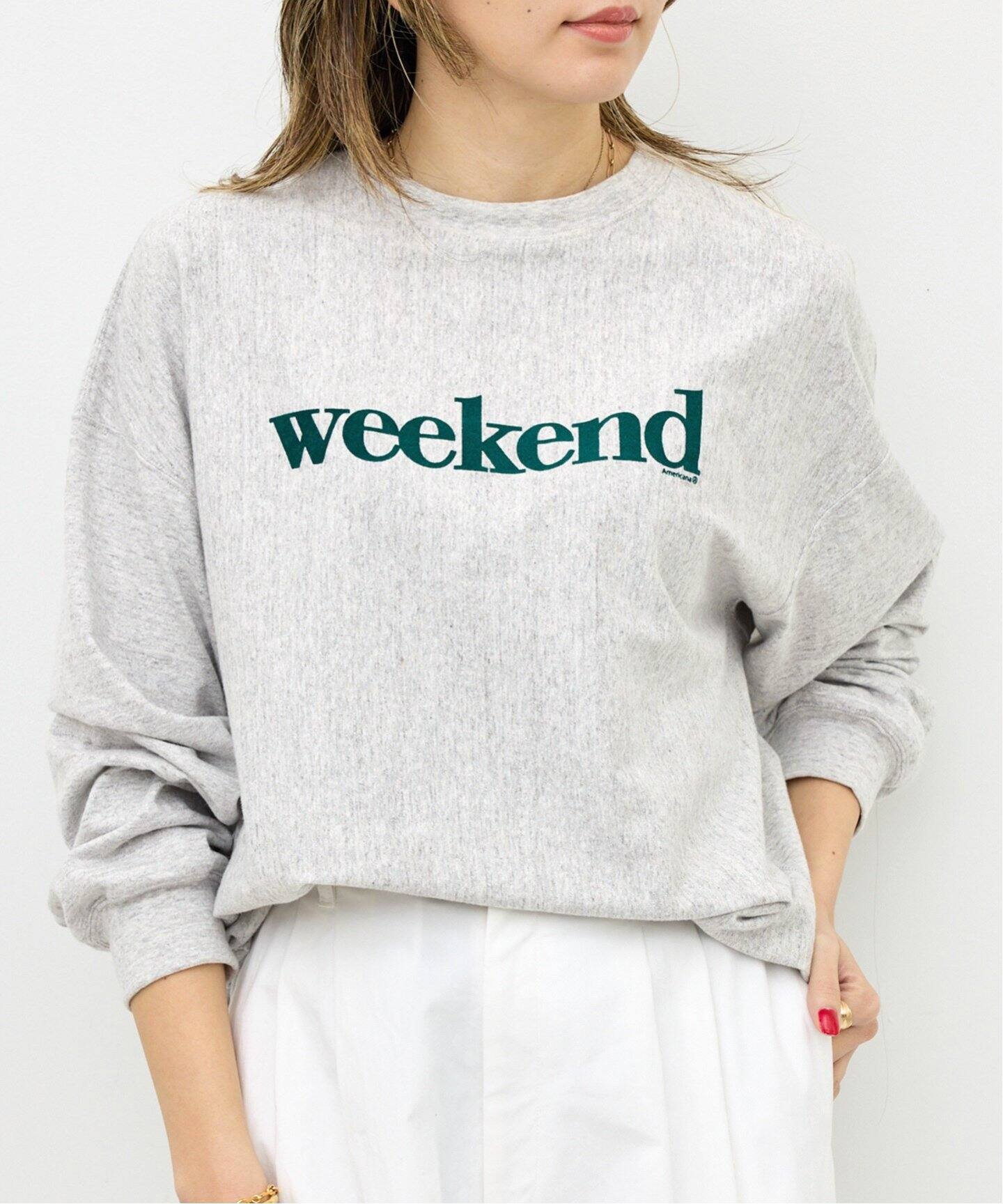 アパルトモン×アメリカーナWEEKEND LONG SLEEVE TEE 