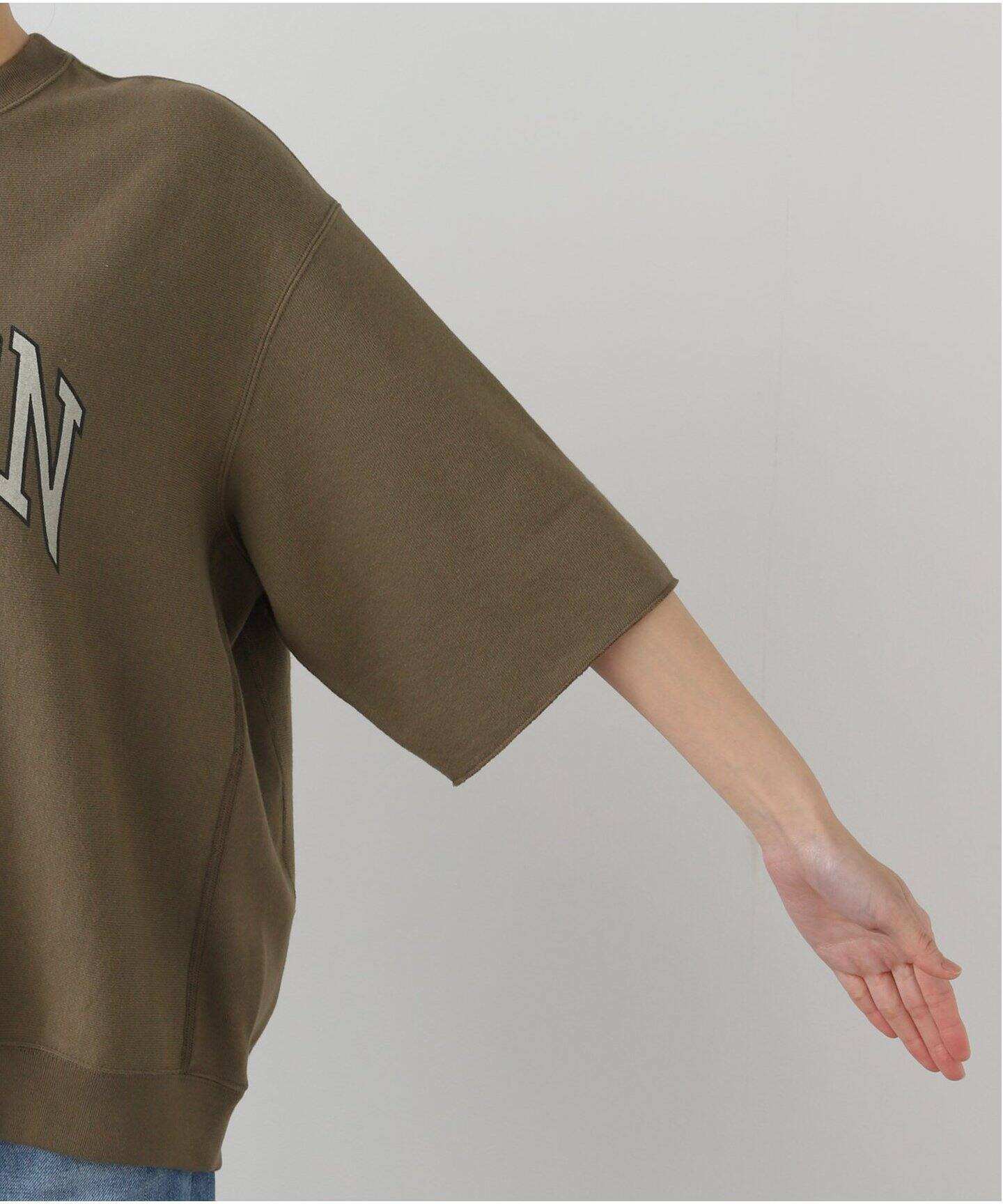 AMERICANA/アメリカーナ】 HALF SLEEVE SWEAT（スウェット）｜L  