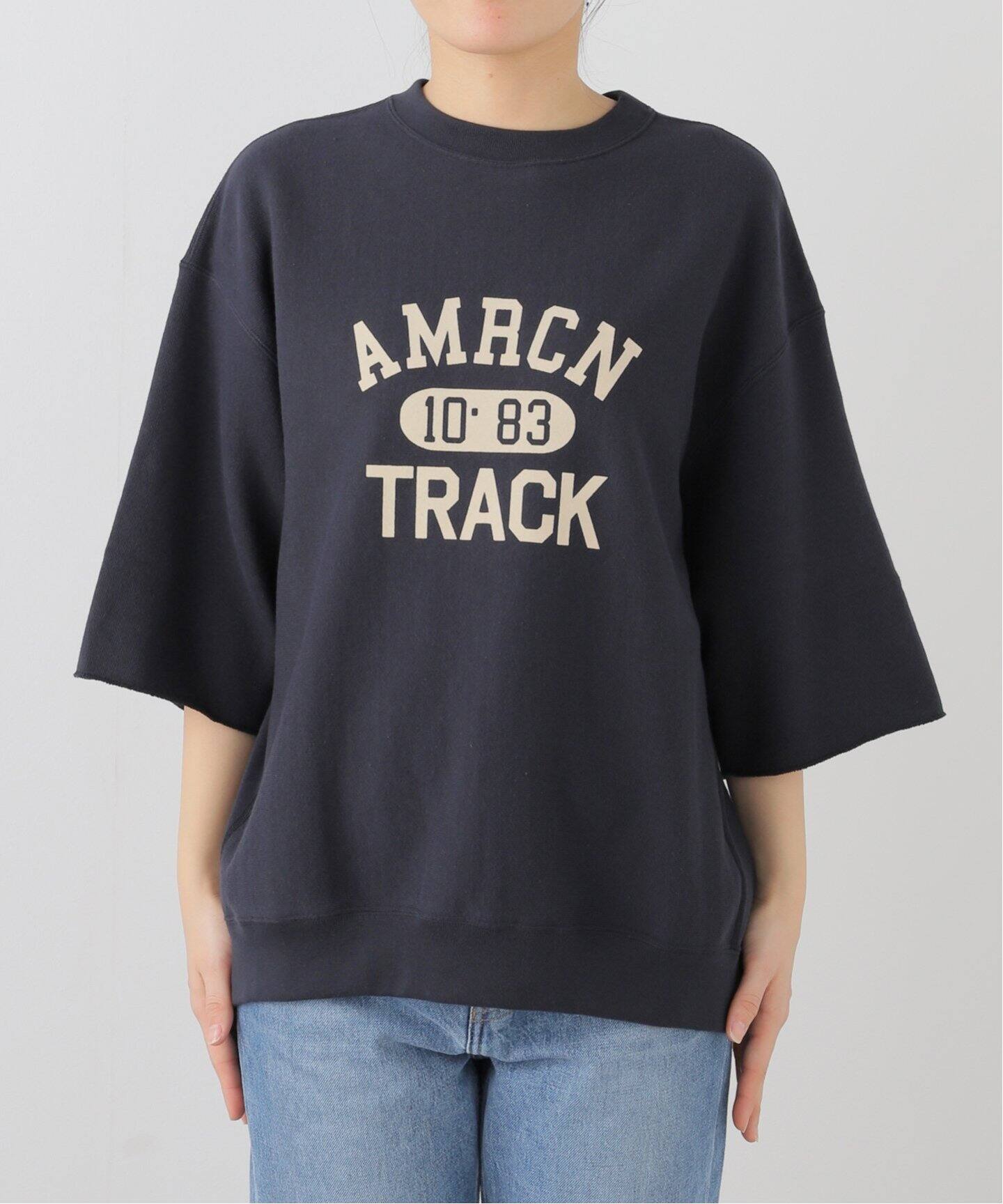 AMERICANA/アメリカーナ】 HALF SLEEVE SWEAT（スウェット）｜L  