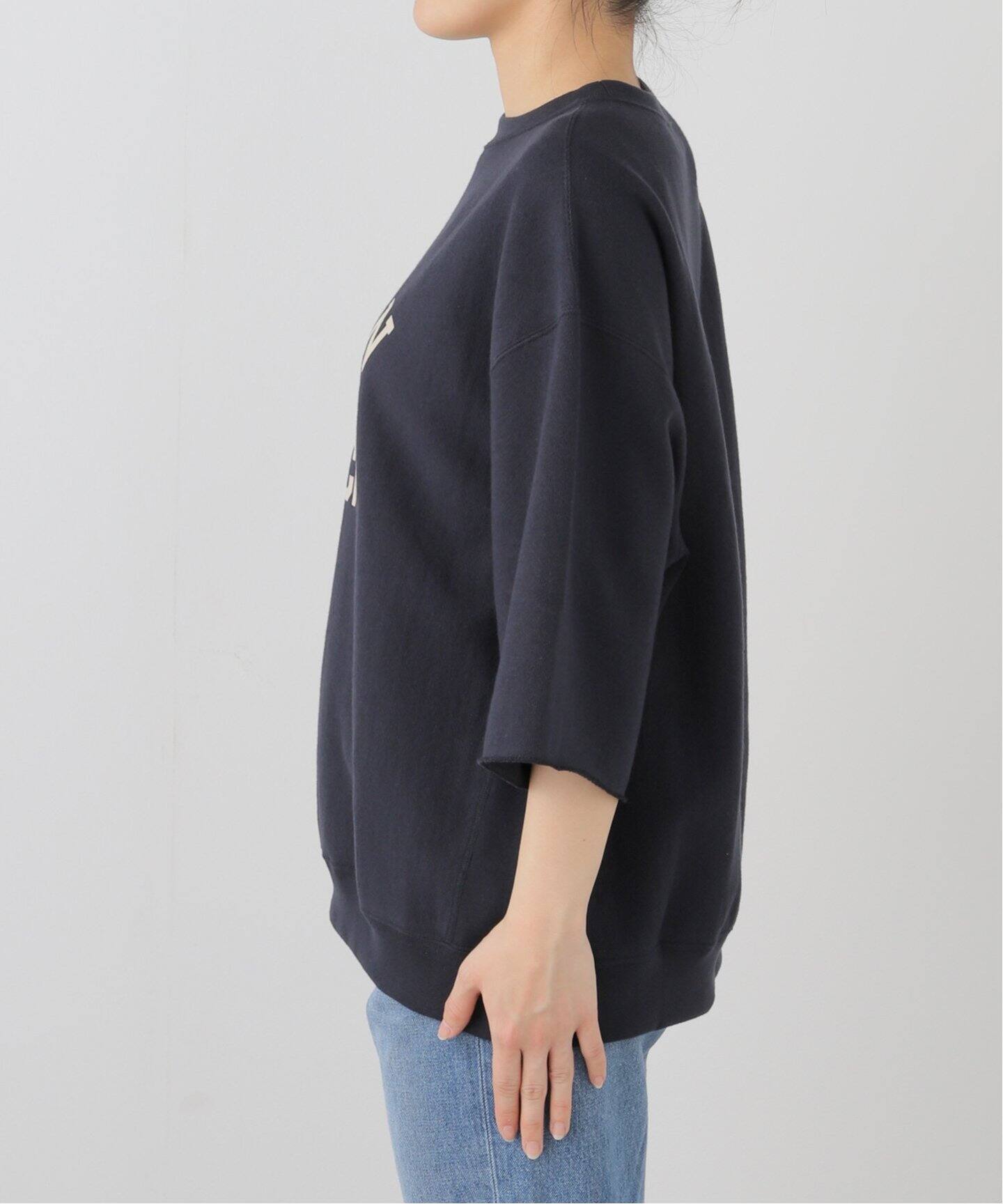 AMERICANA/アメリカーナ】 HALF SLEEVE SWEAT（スウェット）｜L 
