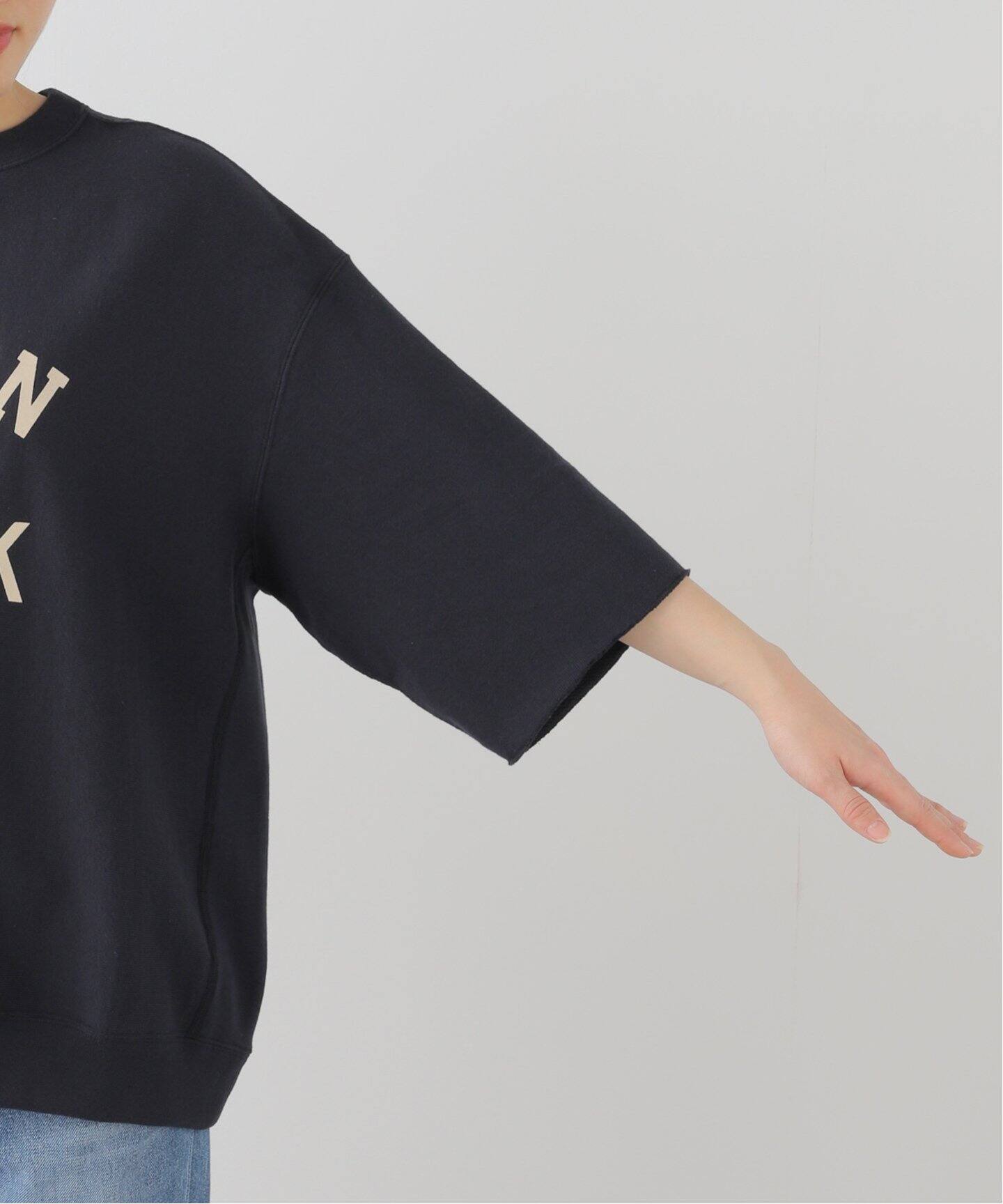 AMERICANA/アメリカーナ】 HALF SLEEVE SWEAT（スウェット）｜L  